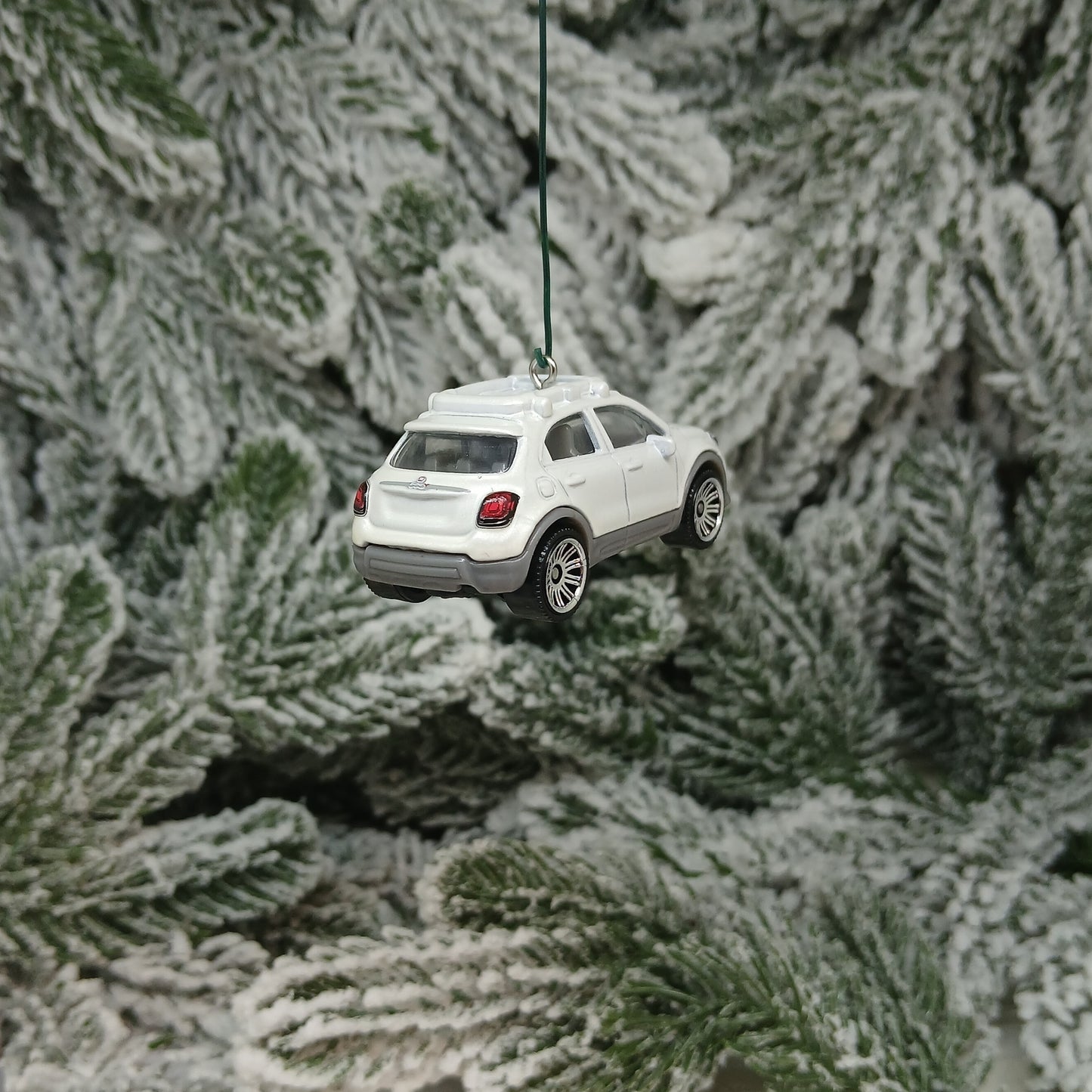 Fiat 2016 500X Ornament Christmas Gift Xmas Tree Decoration Blue White Orange