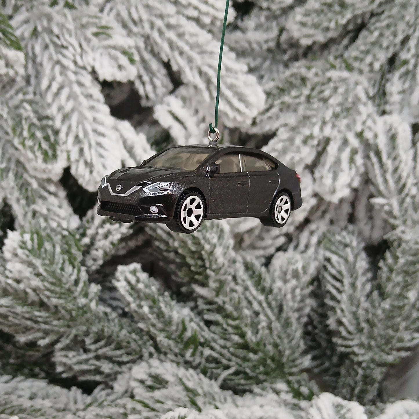 NISSAN SENTRA Christmas Ornament Unique Gift Car Xmas Tree Decoration 2016-2019 Black