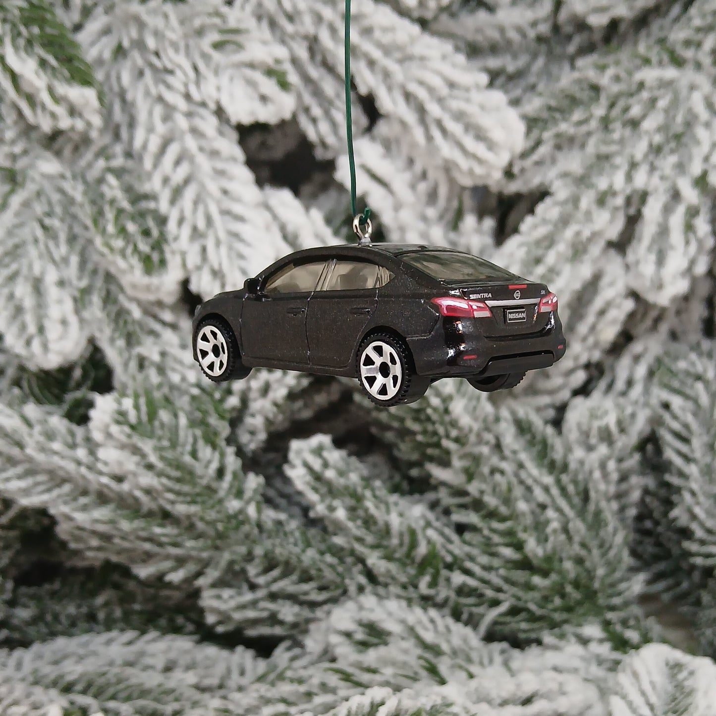 NISSAN SENTRA Christmas Ornament Unique Gift Car Xmas Tree Decoration 2016-2019 Black