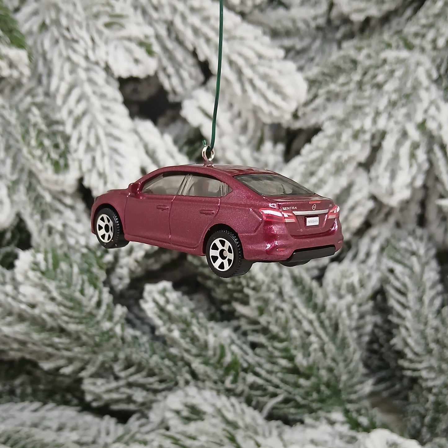 NISSAN SENTRA Christmas Ornament Unique Gift Car Xmas Tree Decoration 2016-2019 Red