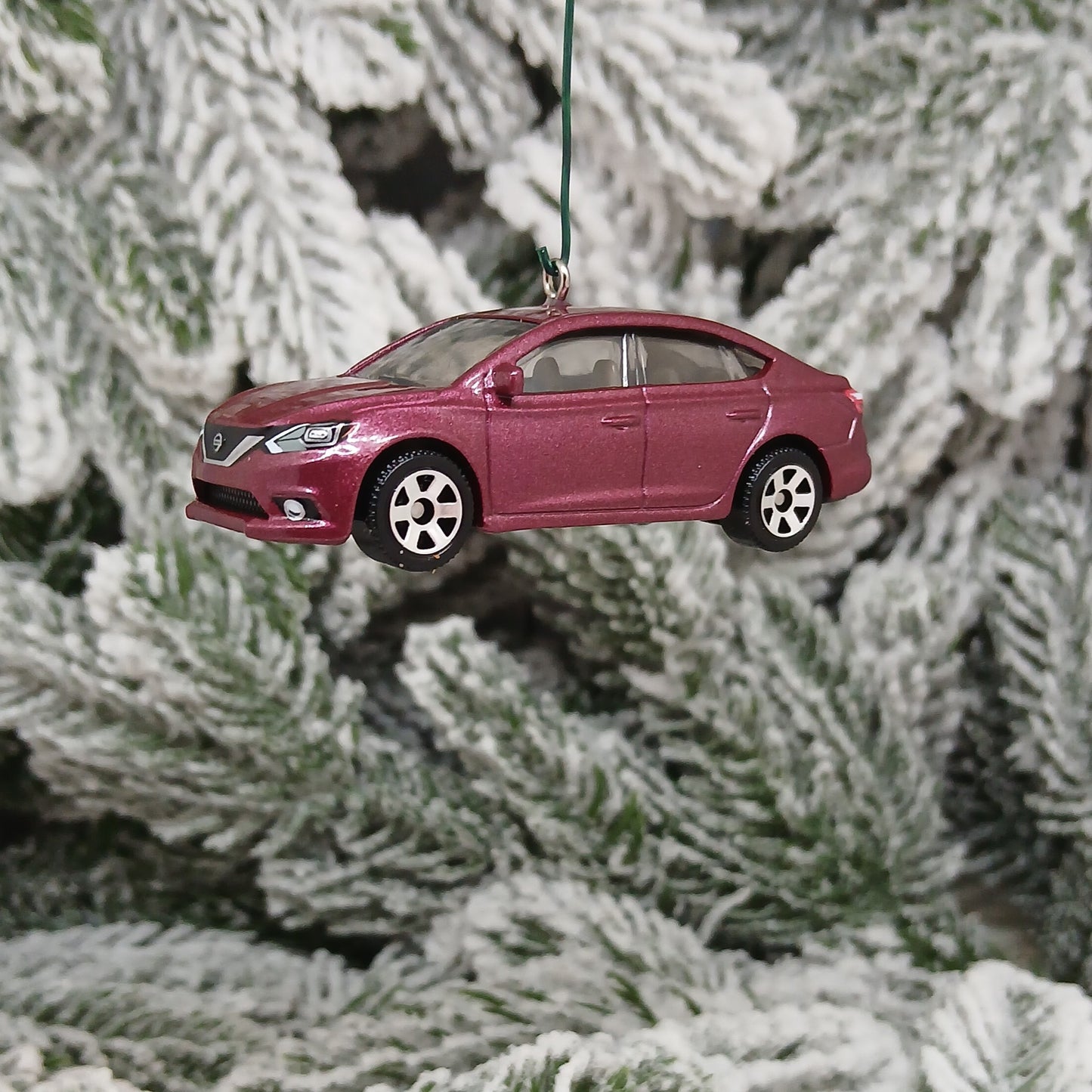 NISSAN SENTRA Christmas Ornament Unique Gift Car Xmas Tree Decoration 2016-2019 Red