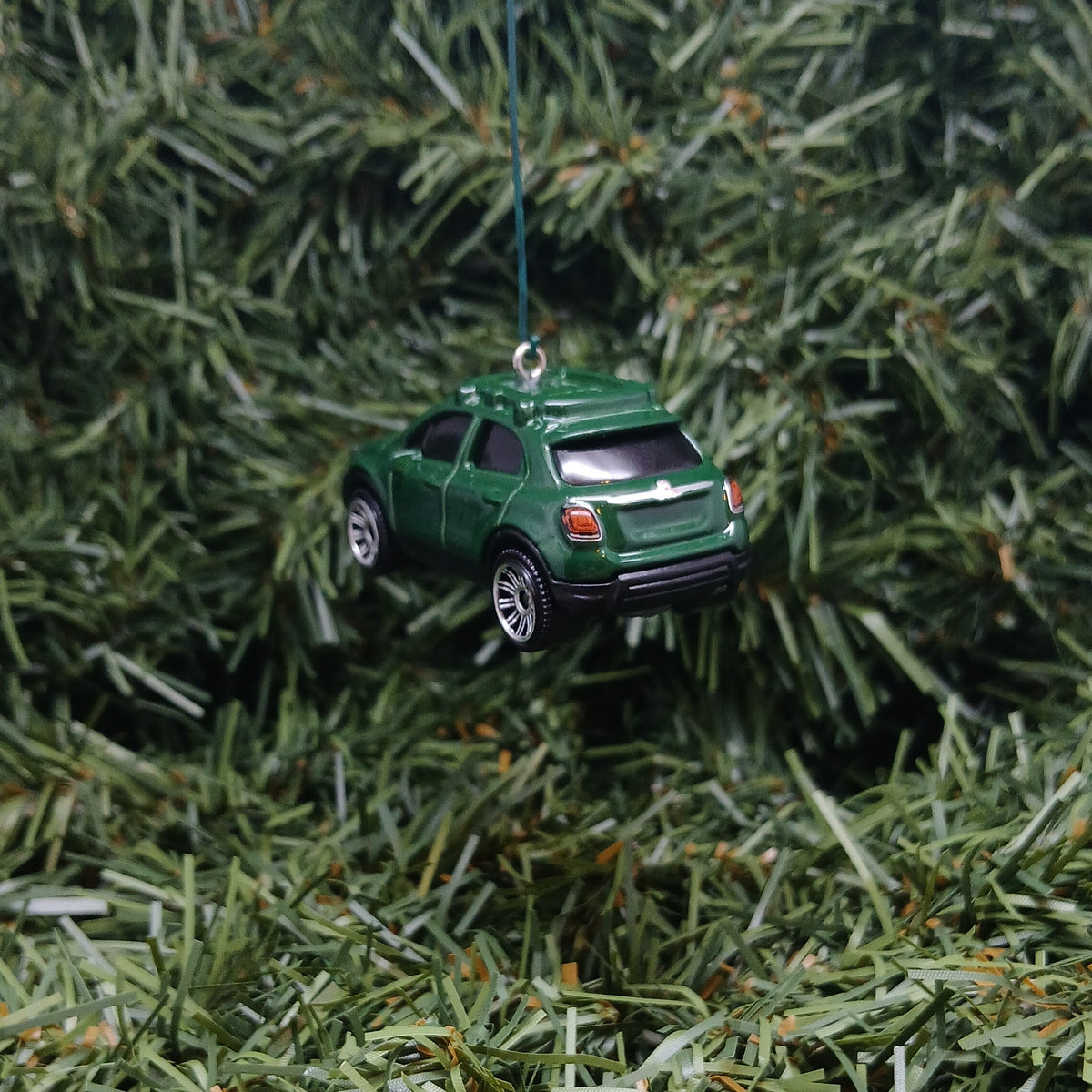 Fiat 2016 500X Ornament Christmas Gift Xmas Tree Decoration Blue White Orange Black Yellow Green