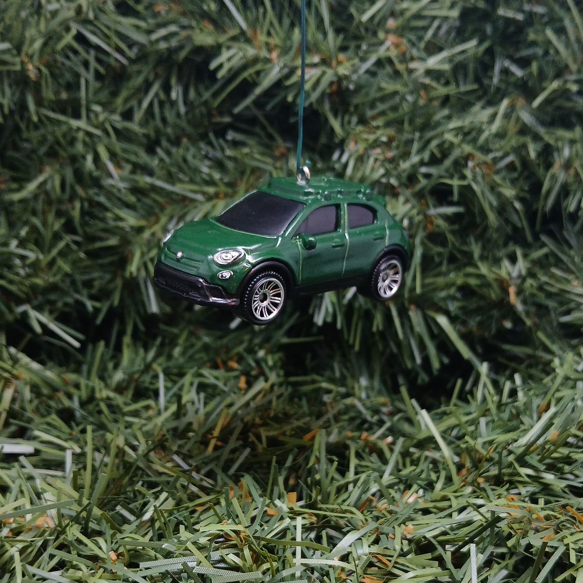 Fiat 2016 500X Ornament Christmas Gift Xmas Tree Decoration Blue White Orange Black Yellow Green