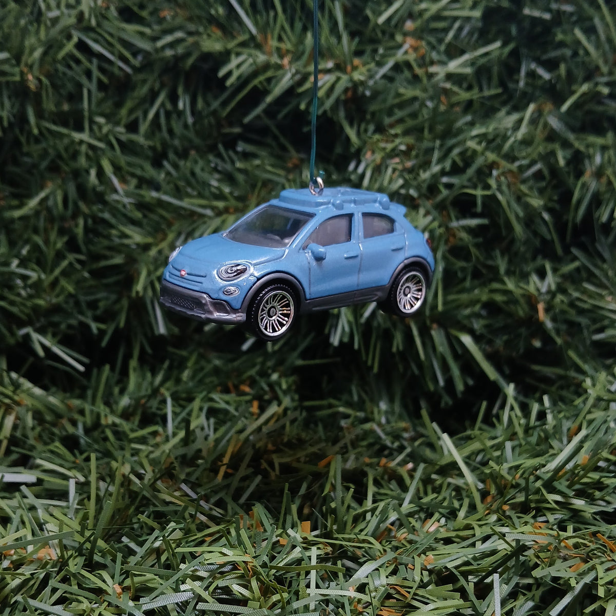 Fiat 2016 500X Ornament Christmas Gift Xmas Tree Decoration Blue White Orange Black Yellow Green