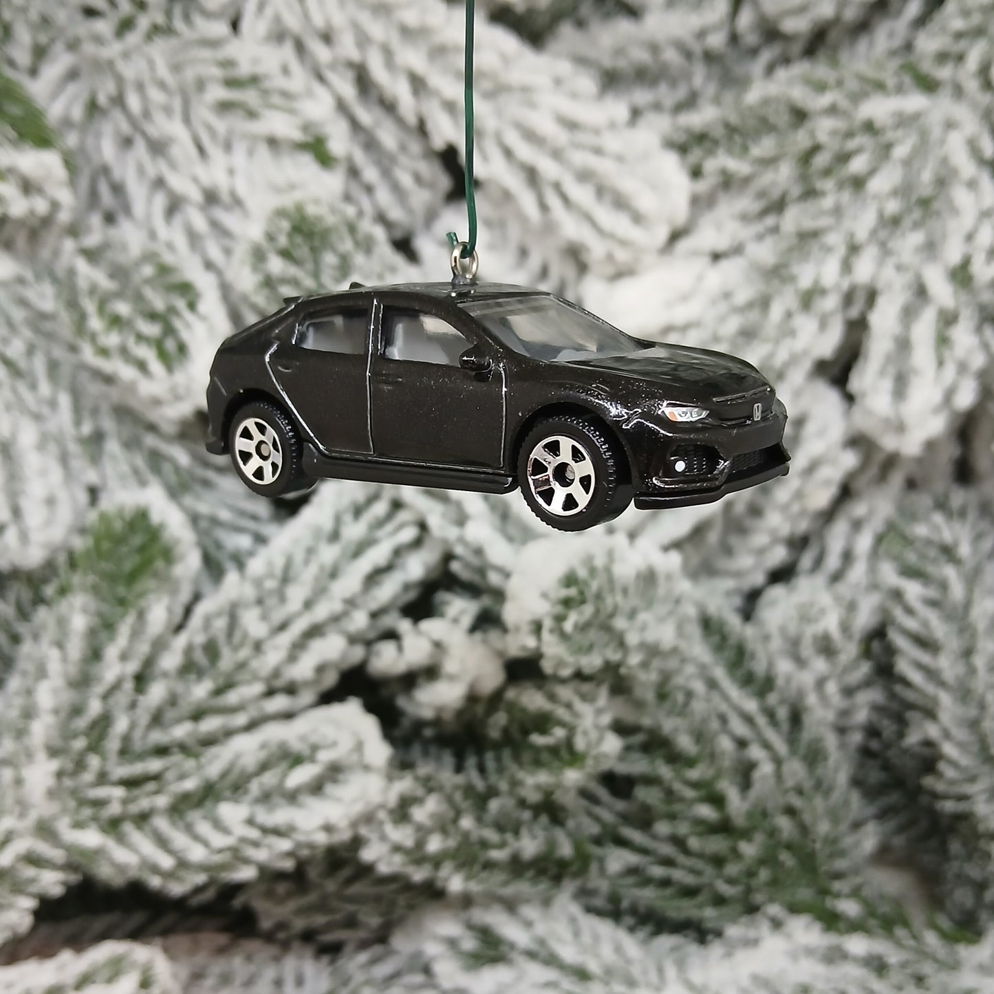 HONDA CIVIC Christmas Ornament 2017 Hatchback Unique Gift 2016-2021 White Black