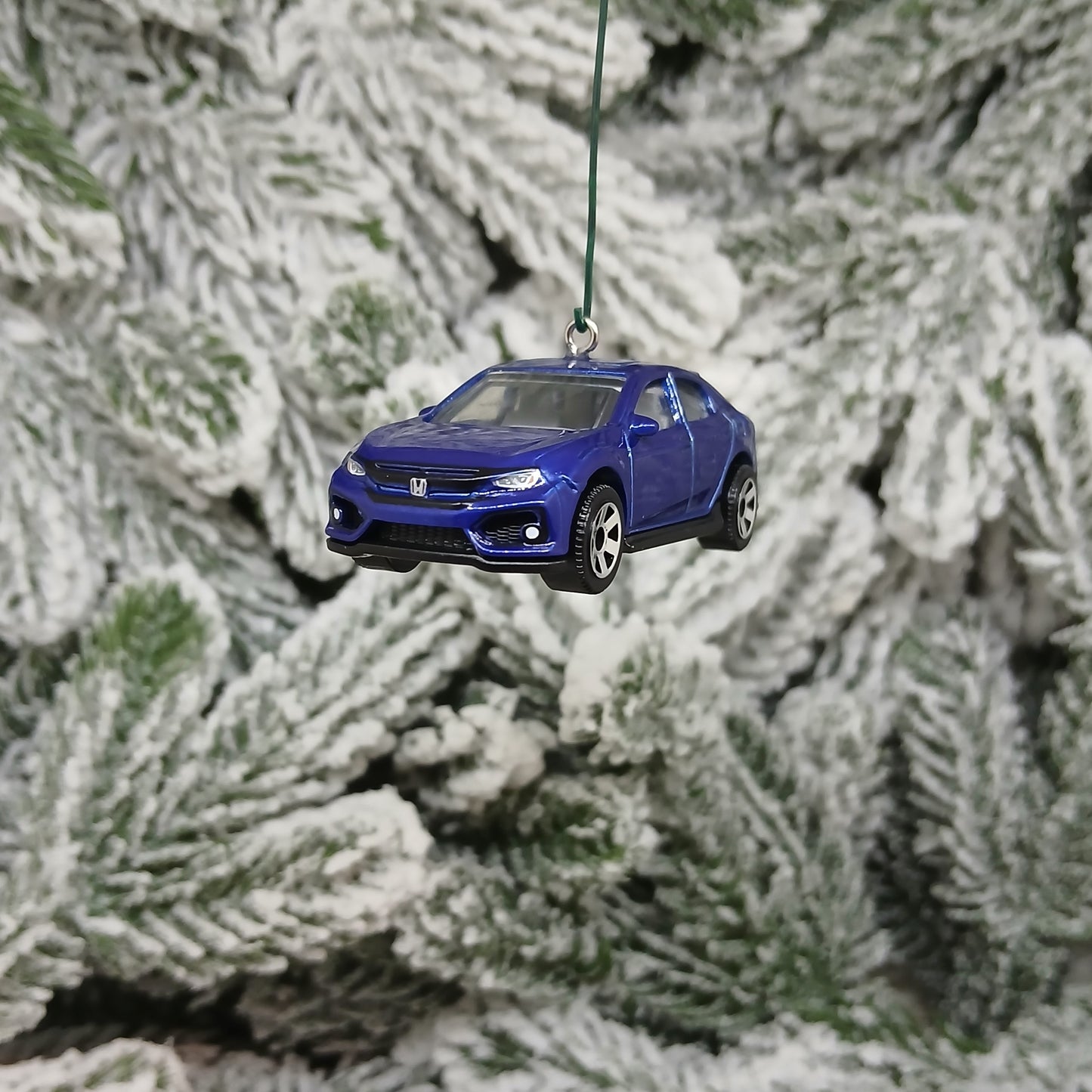 HONDA CIVIC Christmas Ornament 2017 Hatchback Unique Gift Idea 2016-2021 Red Blue