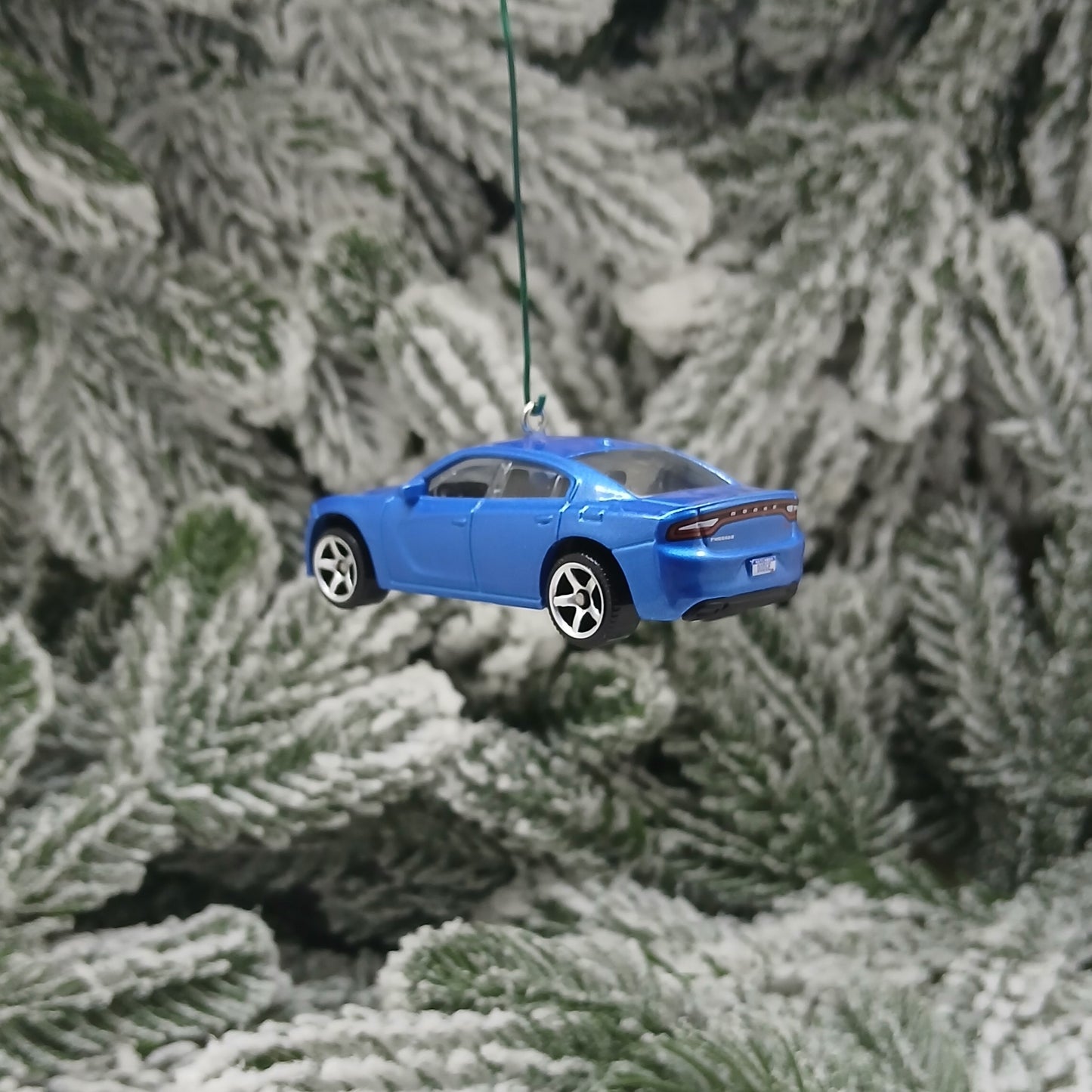 DODGE 2018 CHARGER Ornament Christmas Gift Xmas Tree Decoration 2015 - 2023 Blue Green