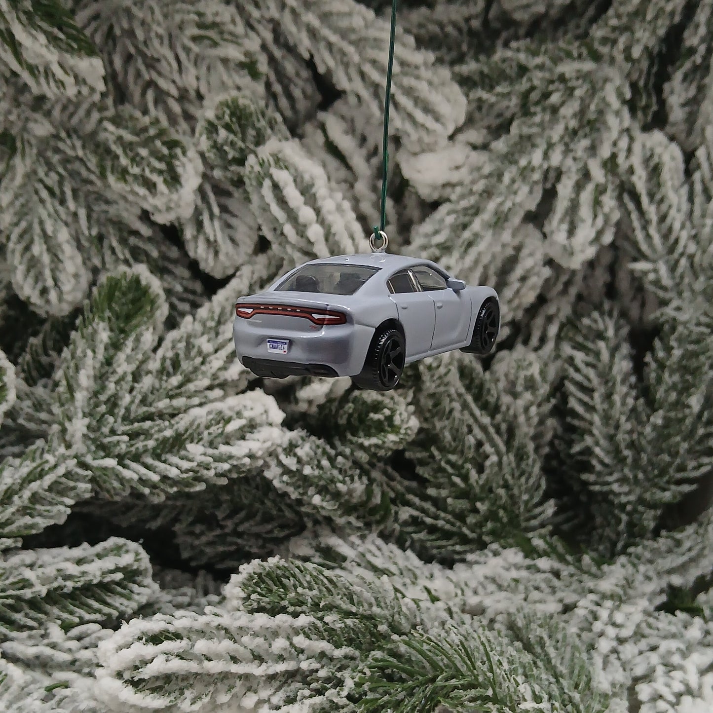 DODGE 2018 CHARGER Ornament Christmas Gift Xmas Tree Decoration 2015 - 2023 White Gray Purple