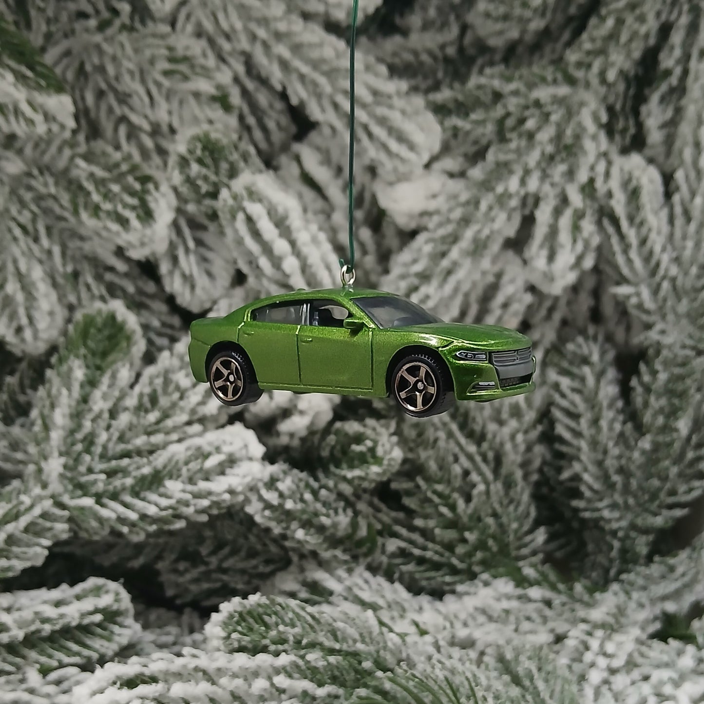DODGE 2018 CHARGER Ornament Christmas Gift Xmas Tree Decoration 2015 - 2023 Blue Green