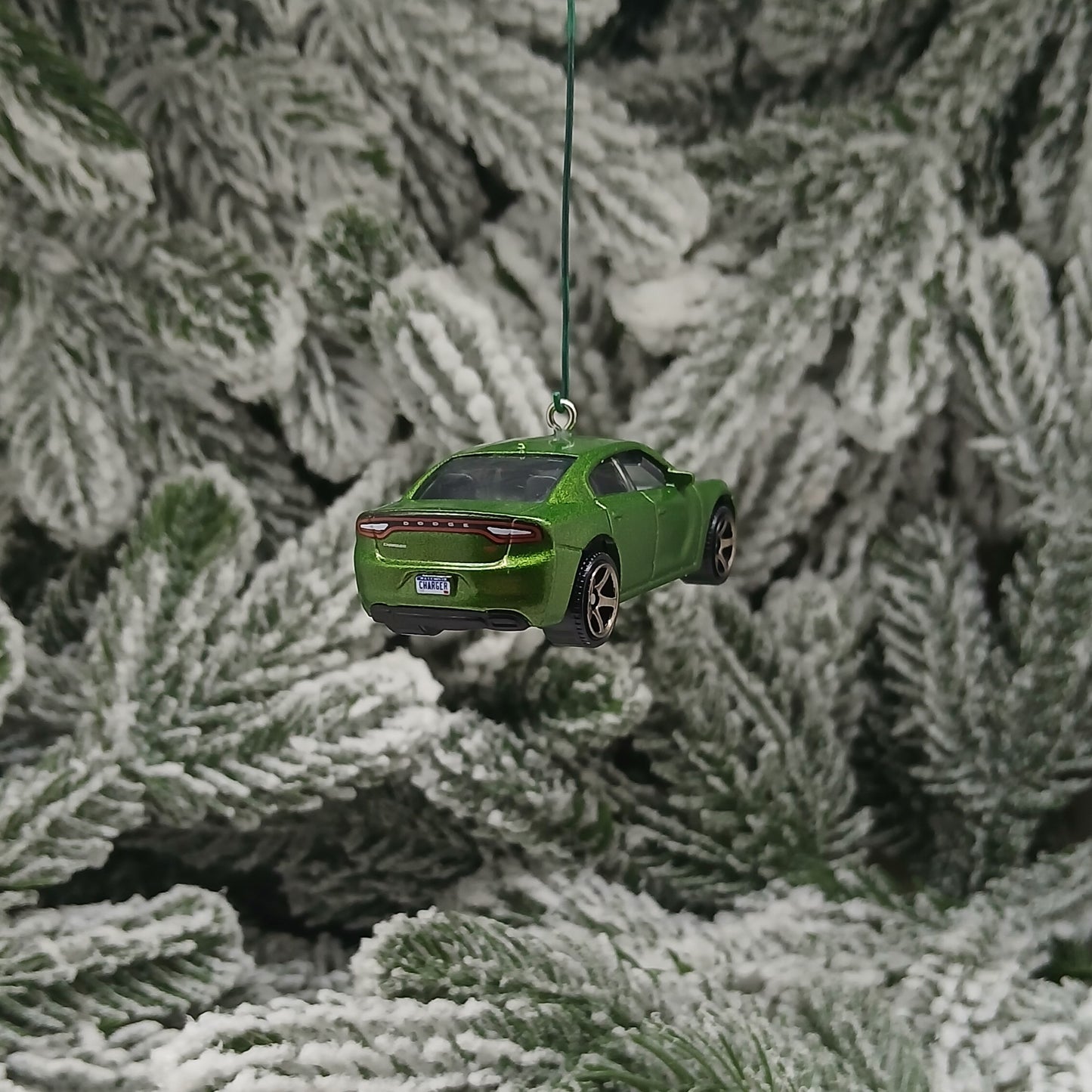 DODGE 2018 CHARGER Ornament Christmas Gift Xmas Tree Decoration 2015 - 2023 Blue Green