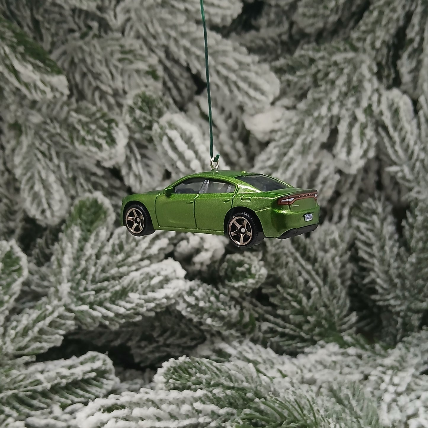 DODGE 2018 CHARGER Ornament Christmas Gift Xmas Tree Decoration 2015 - 2023 Blue Green