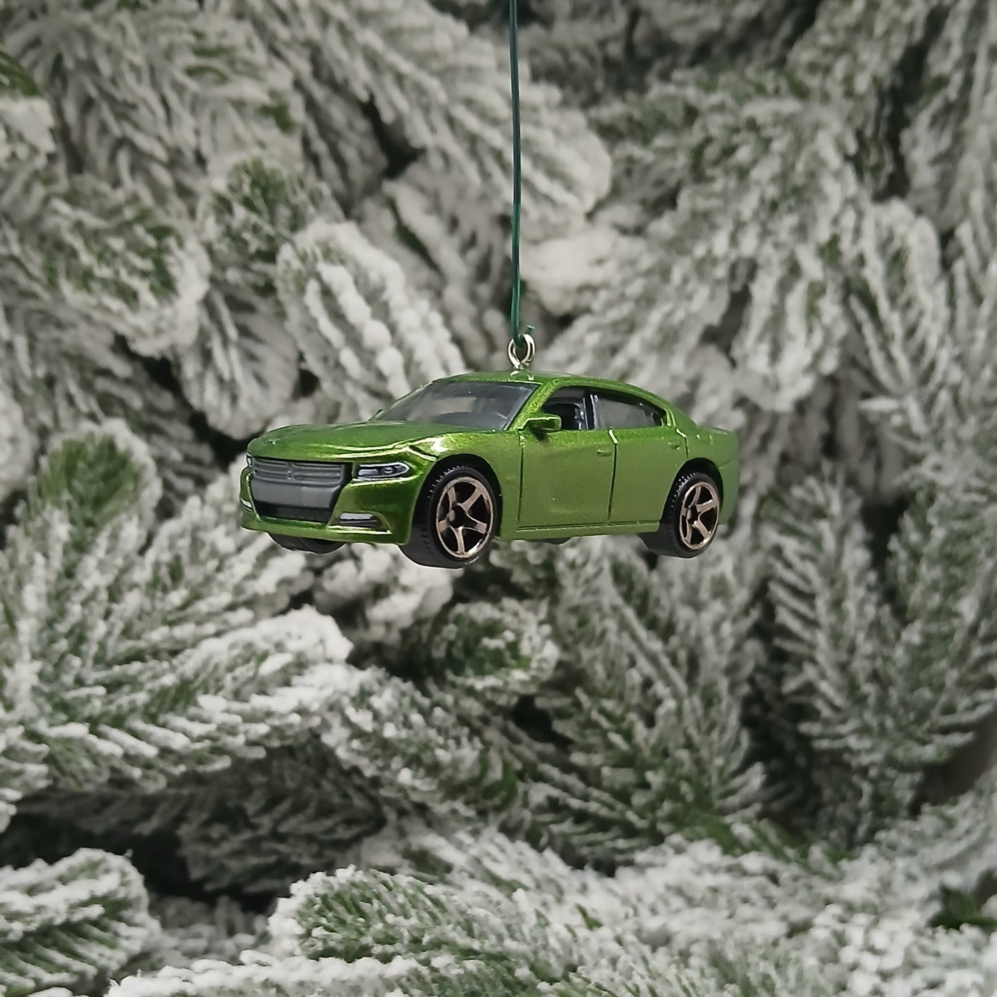 DODGE 2018 CHARGER Ornament Christmas Gift Xmas Tree Decoration 2015 - 2023 Blue Green