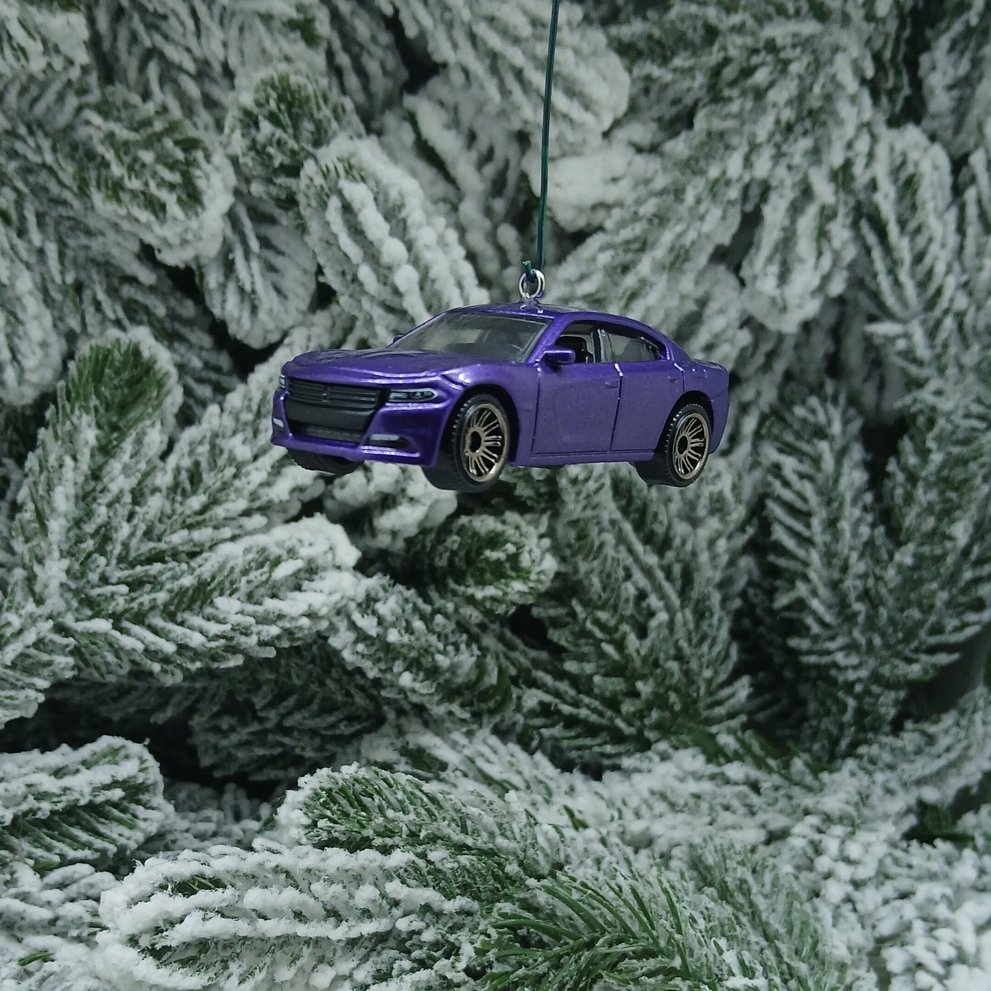 DODGE 2018 CHARGER Ornament Christmas Gift Xmas Tree Decoration 2015 - 2023 White Gray Purple