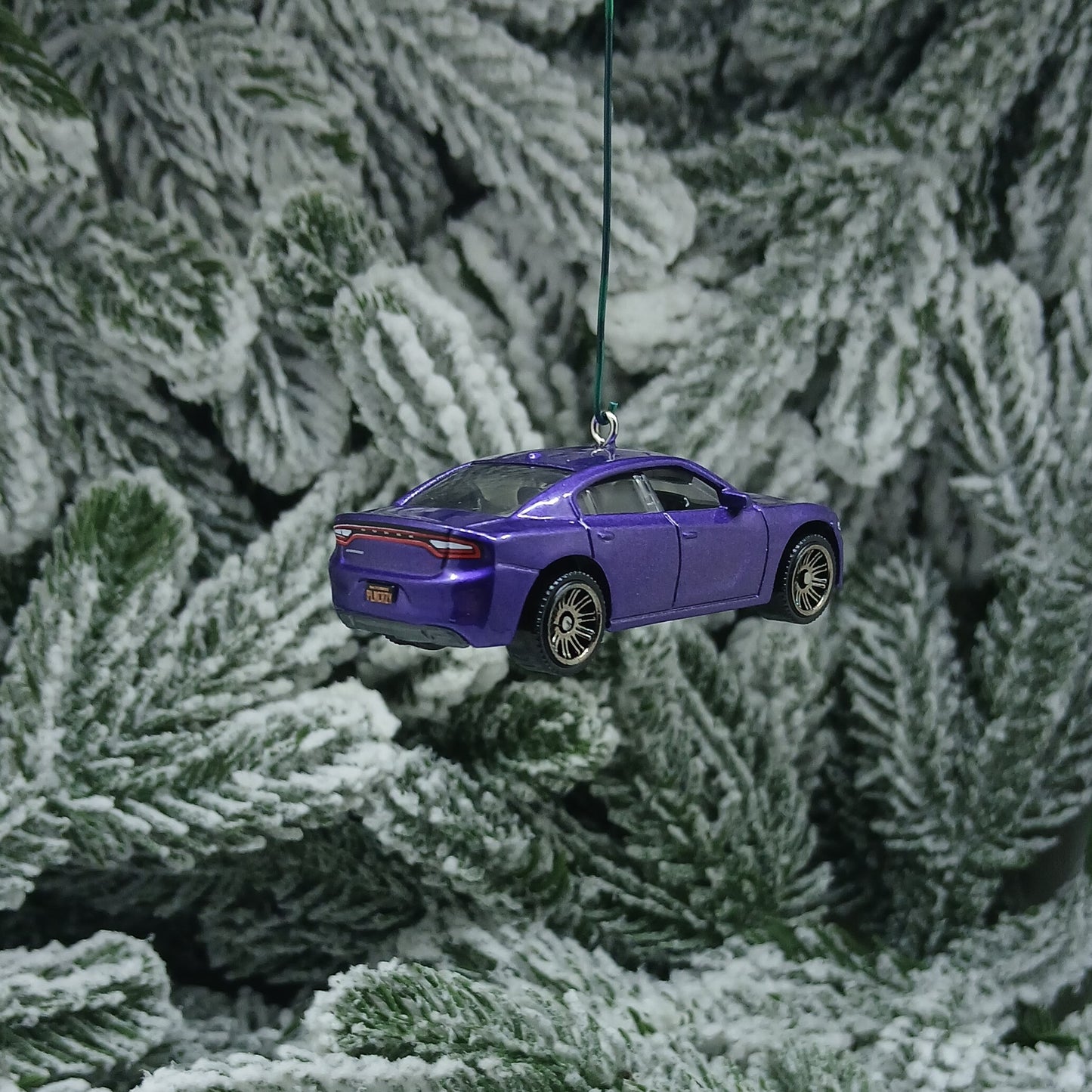 DODGE 2018 CHARGER Ornament Christmas Gift Xmas Tree Decoration 2015 - 2023 White Gray Purple