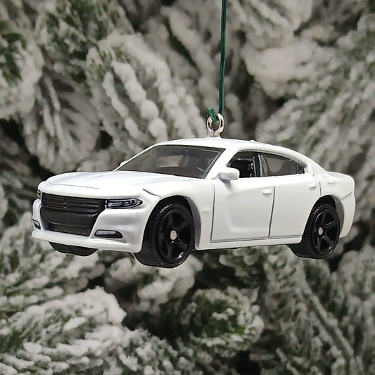 DODGE 2018 CHARGER Ornament Christmas Gift Xmas Tree Decoration 2015 - 2023 White Gray Purple