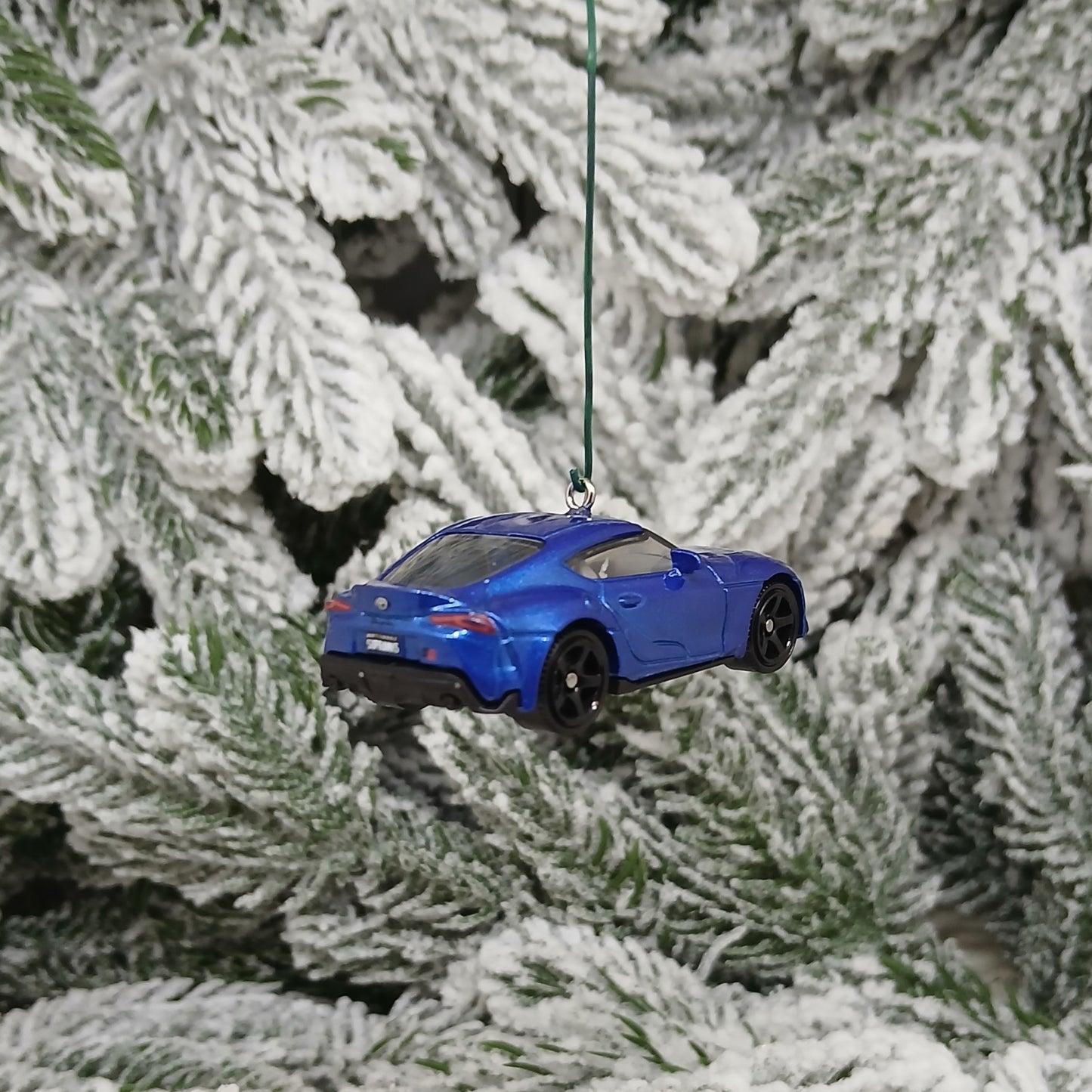 TOYOTA GR SUPRA Ornament Christmas Tree Decoration Gift 2020-2025 Blue