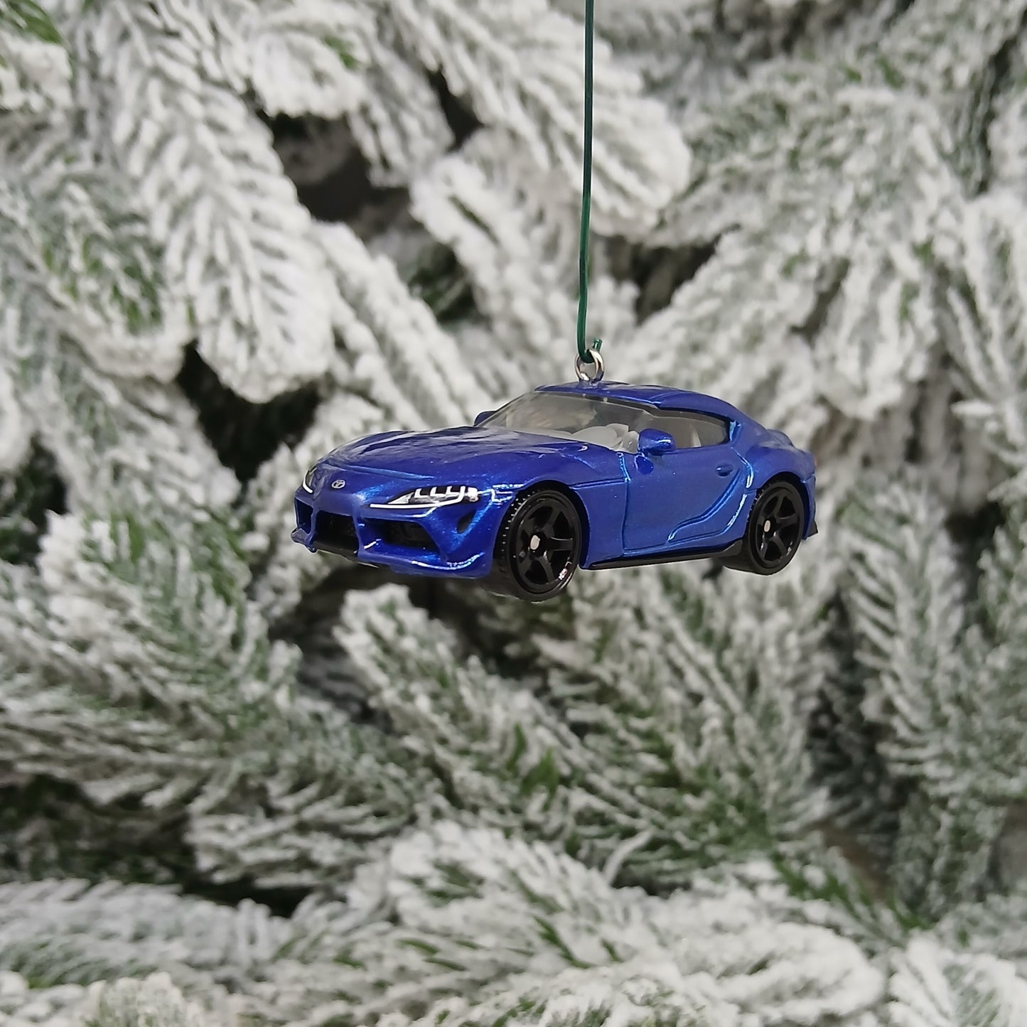 TOYOTA GR SUPRA Ornament Christmas Tree Decoration Gift 2020-2025 Blue