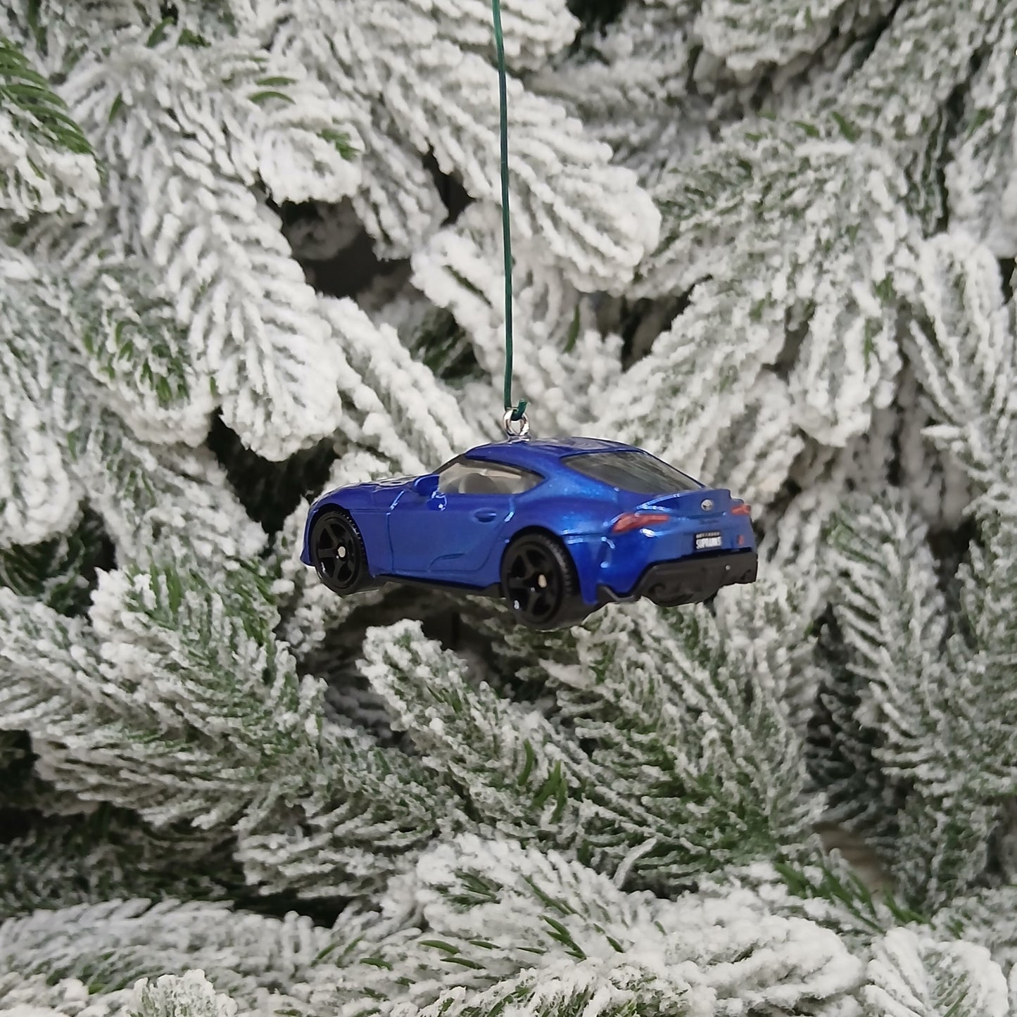 TOYOTA GR SUPRA Ornament Christmas Tree Decoration Gift 2020-2025 Blue