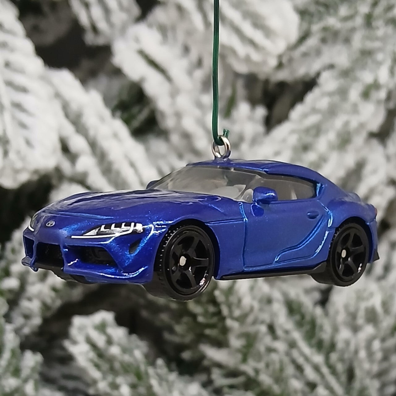 TOYOTA GR SUPRA Ornament Christmas Tree Decoration Gift 2020-2025 Blue