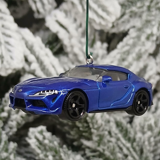 TOYOTA GR SUPRA Ornament Christmas Tree Decoration Gift 2020-2025 Blue