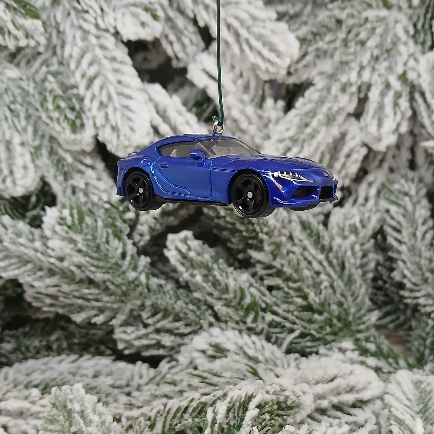 TOYOTA GR SUPRA Ornament Christmas Tree Decoration Gift 2020-2025 Blue