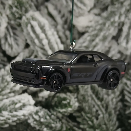 DODGE CHALLENGER Ornament 2018 SRT Demon Christmas Gift Idea Black