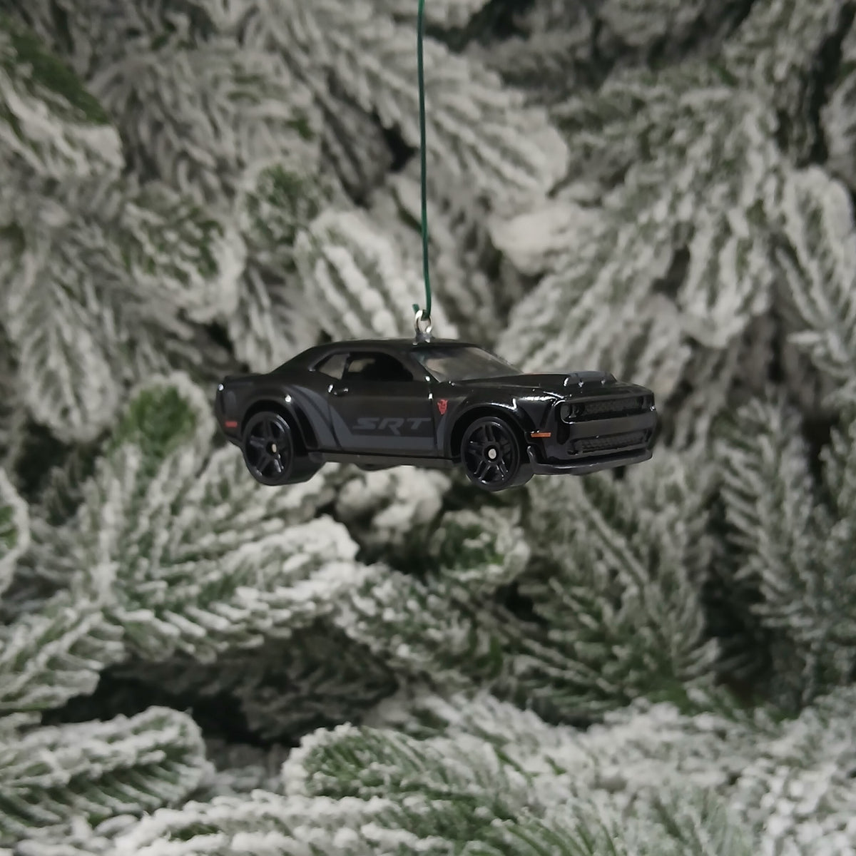 DODGE CHALLENGER Ornament 2018 SRT Demon Christmas Gift Idea Black