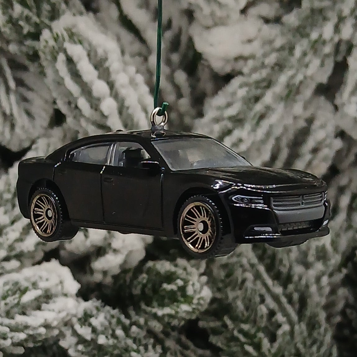 DODGE 2018 CHARGER Ornament Christmas Gift Xmas Tree Decoration Black 2015 - 2023