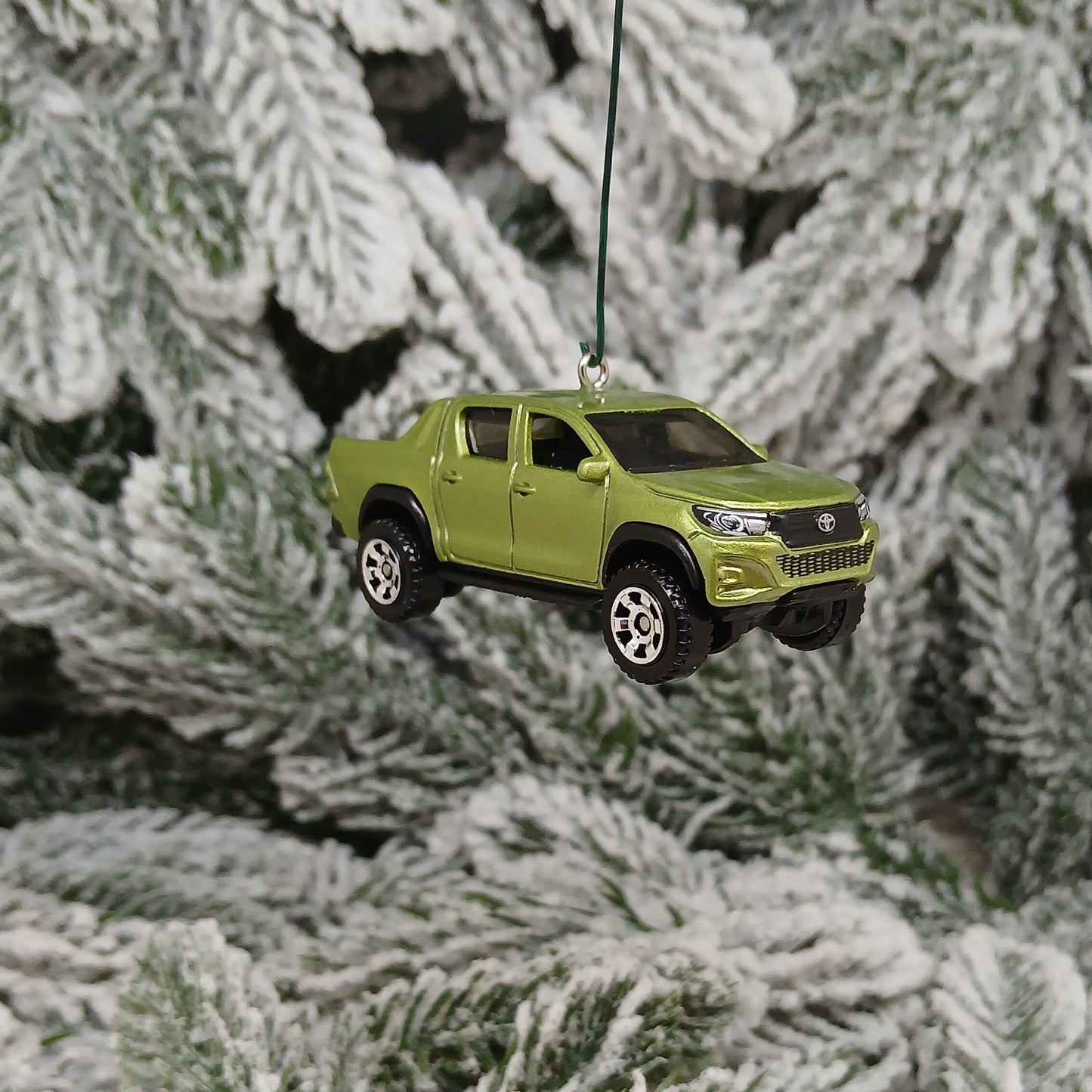 TOYOTA HILUX Ornament Christmas Tree Gift Idea 2015-2024 Pickup Truck Revo Blue Red Green Orange White