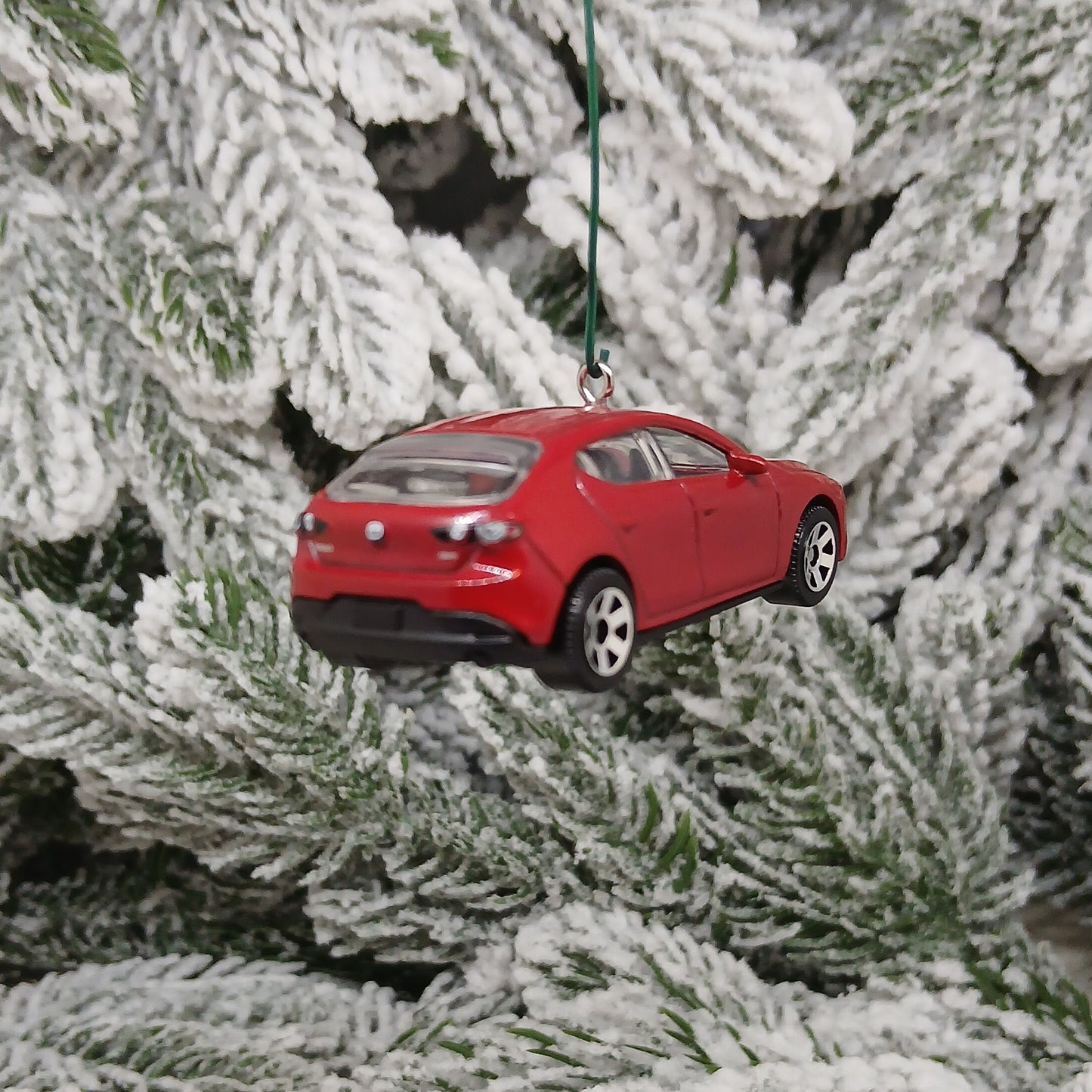 Mazda 3 2019 Ornament Christmas Tree Decoration Unique Xmas Gift Idea 2020-2024 Red Silver Black
