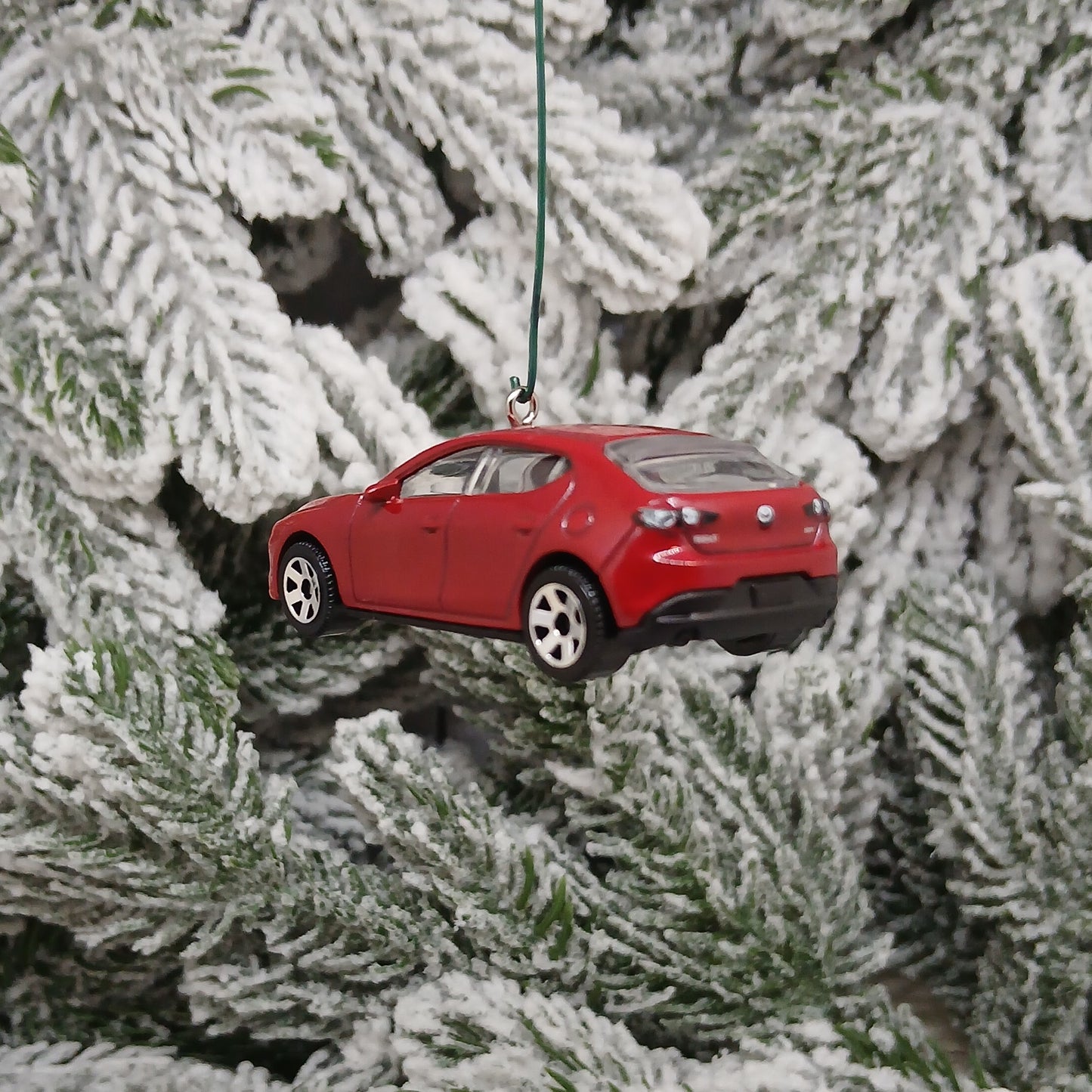 Mazda 3 2019 Ornament Christmas Tree Decoration Unique Xmas Gift Idea 2020-2024 Red Silver Black