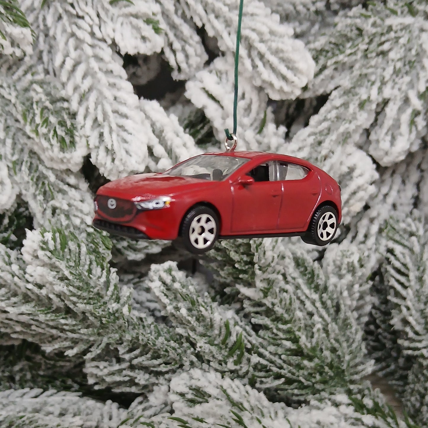 Mazda 3 2019 Ornament Christmas Tree Decoration Unique Xmas Gift Idea 2020-2024 Red Silver Black