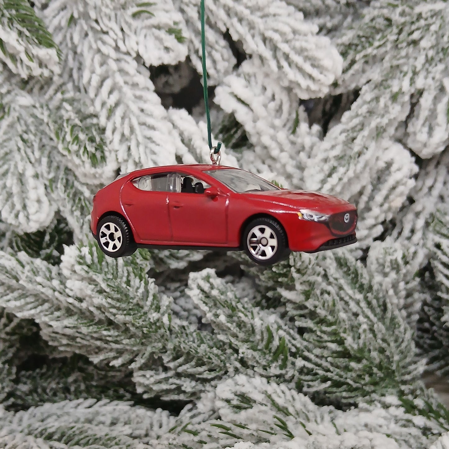 Mazda 3 2019 Ornament Christmas Tree Decoration Unique Xmas Gift Idea 2020-2024 Red Silver Black