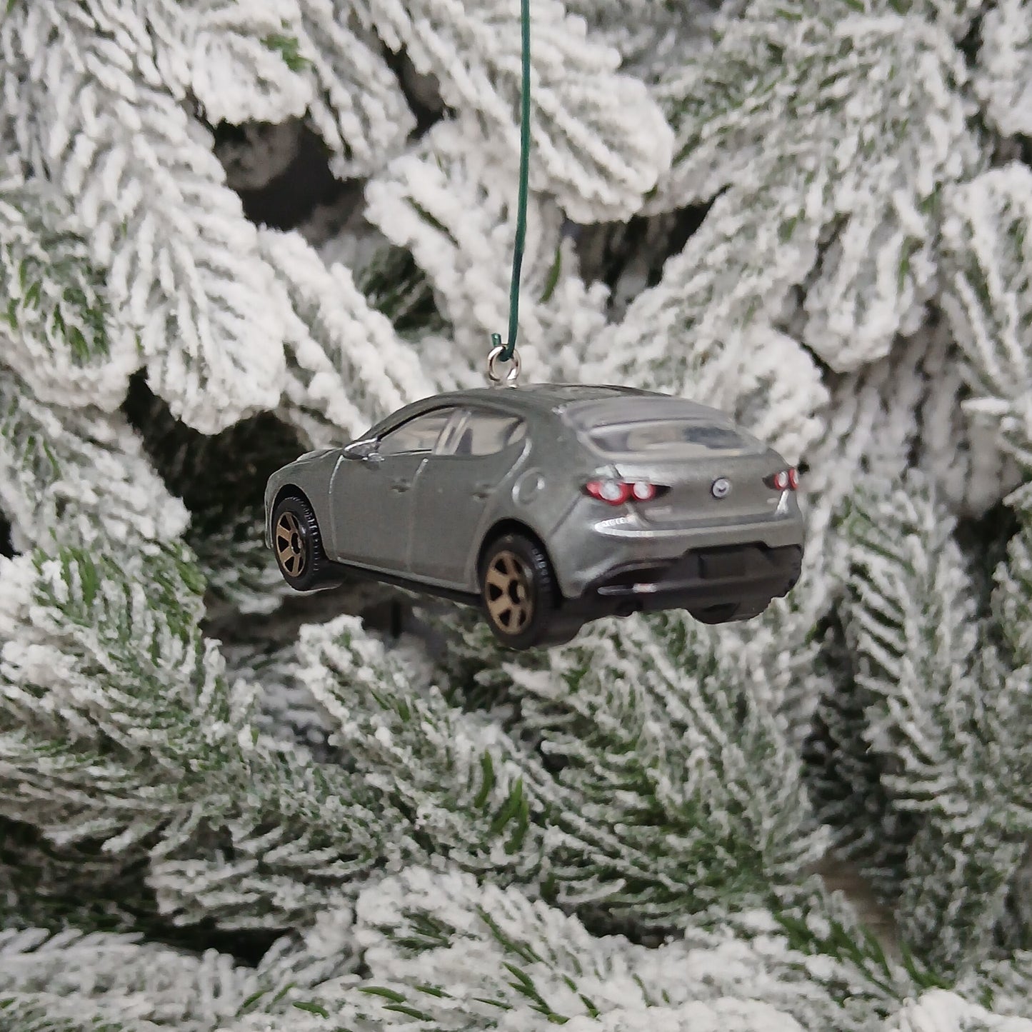 Mazda 3 2019 Ornament Christmas Tree Decoration Unique Xmas Gift Idea 2020-2024 Red Silver Black