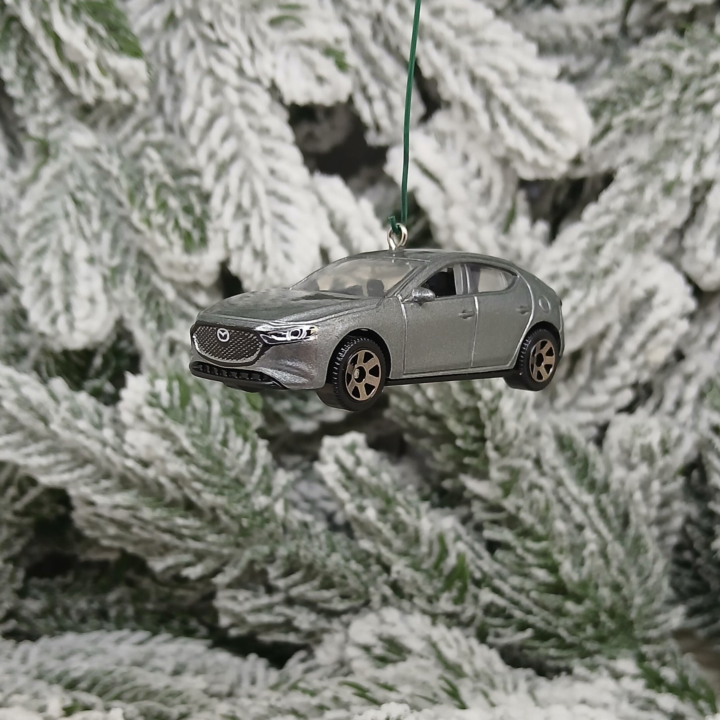 Mazda 3 2019 Ornament Christmas Tree Decoration Unique Xmas Gift Idea 2020-2024 Red Silver Black