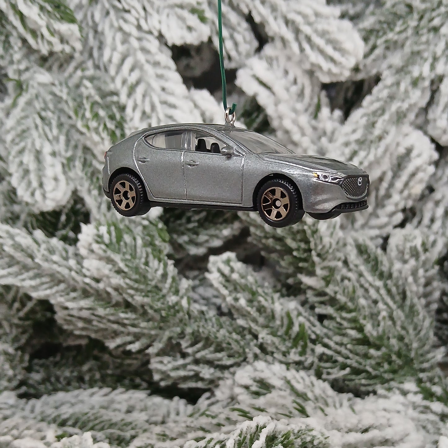 Mazda 3 2019 Ornament Christmas Tree Decoration Unique Xmas Gift Idea 2020-2024 Red Silver Black