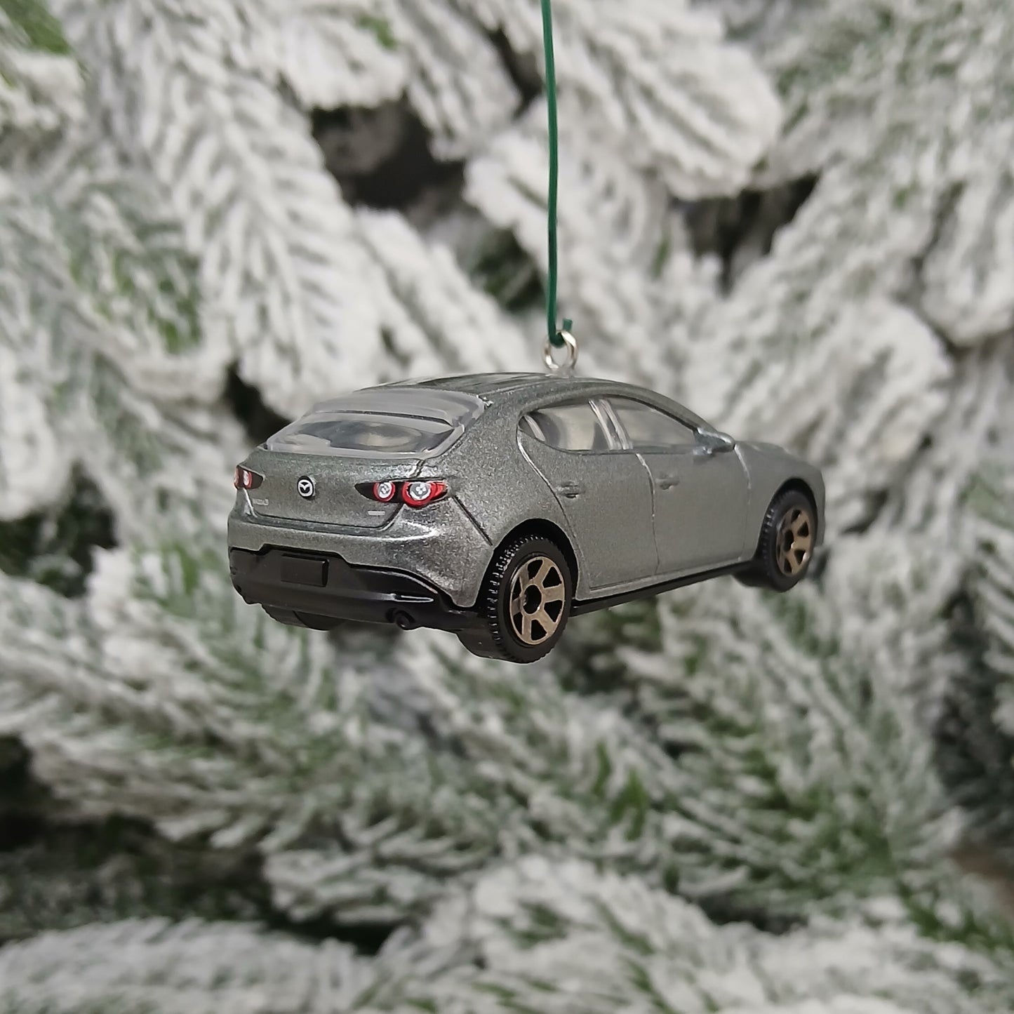 Mazda 3 2019 Ornament Christmas Tree Decoration Unique Xmas Gift Idea 2020-2024 Red Silver Black