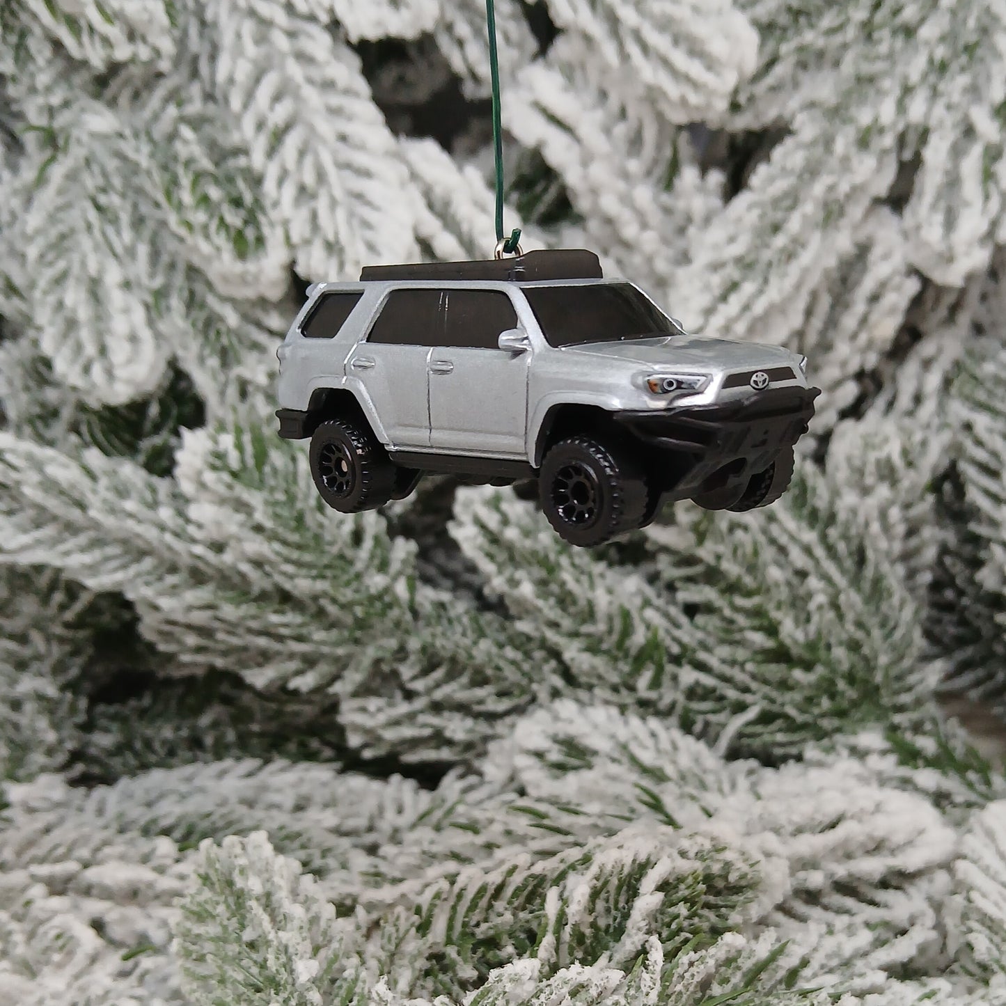 TOYOTA 4RUNNER Ornament Christmas Gift Idea 4 Runner 4x4 SUV 2019 Overland Off Road Silver