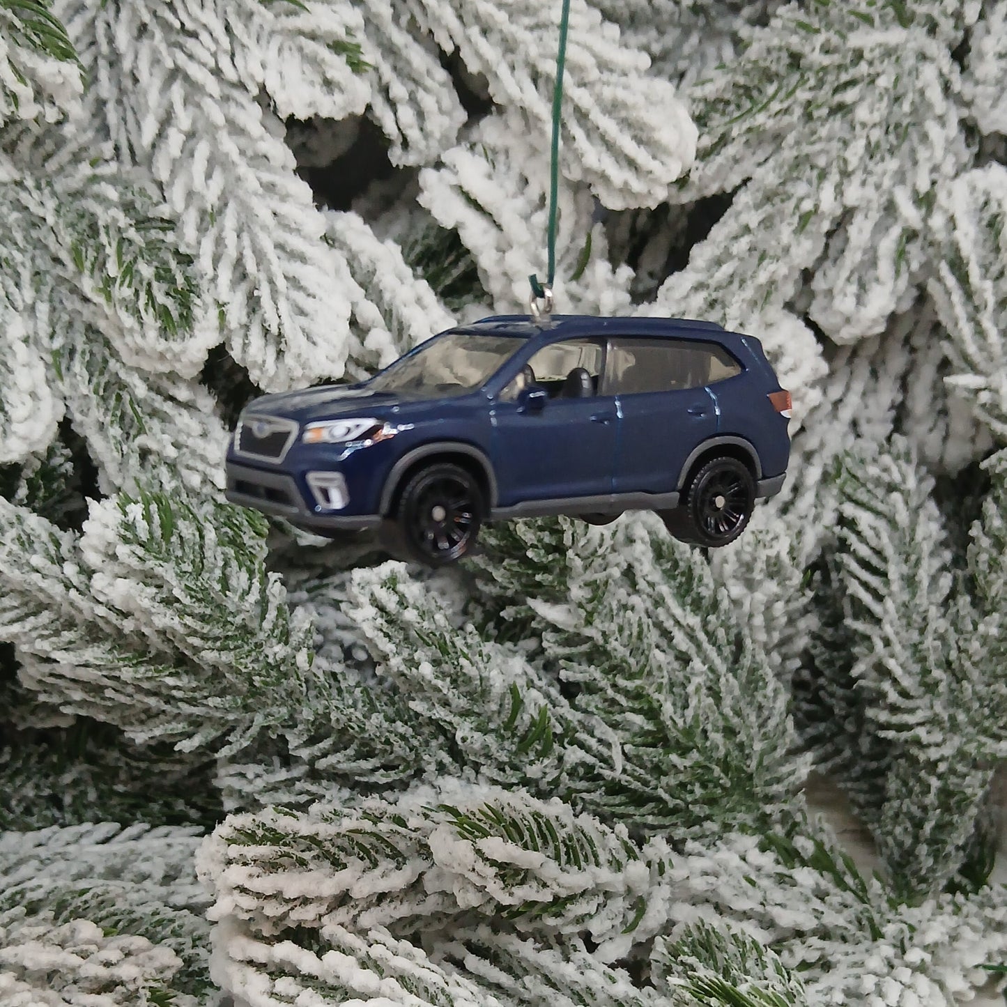 Subaru Forester Ornament Christmas Gift idea 2019 2020 2021 Unique Car Xmas Tree Decoration Blue