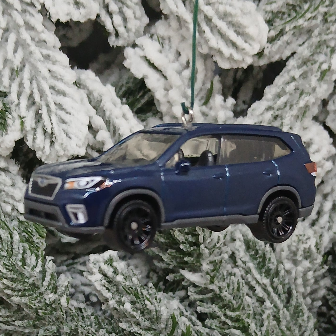 Subaru Forester Ornament Christmas Gift idea 2019 2020 2021 Unique Car Xmas Tree Decoration Blue