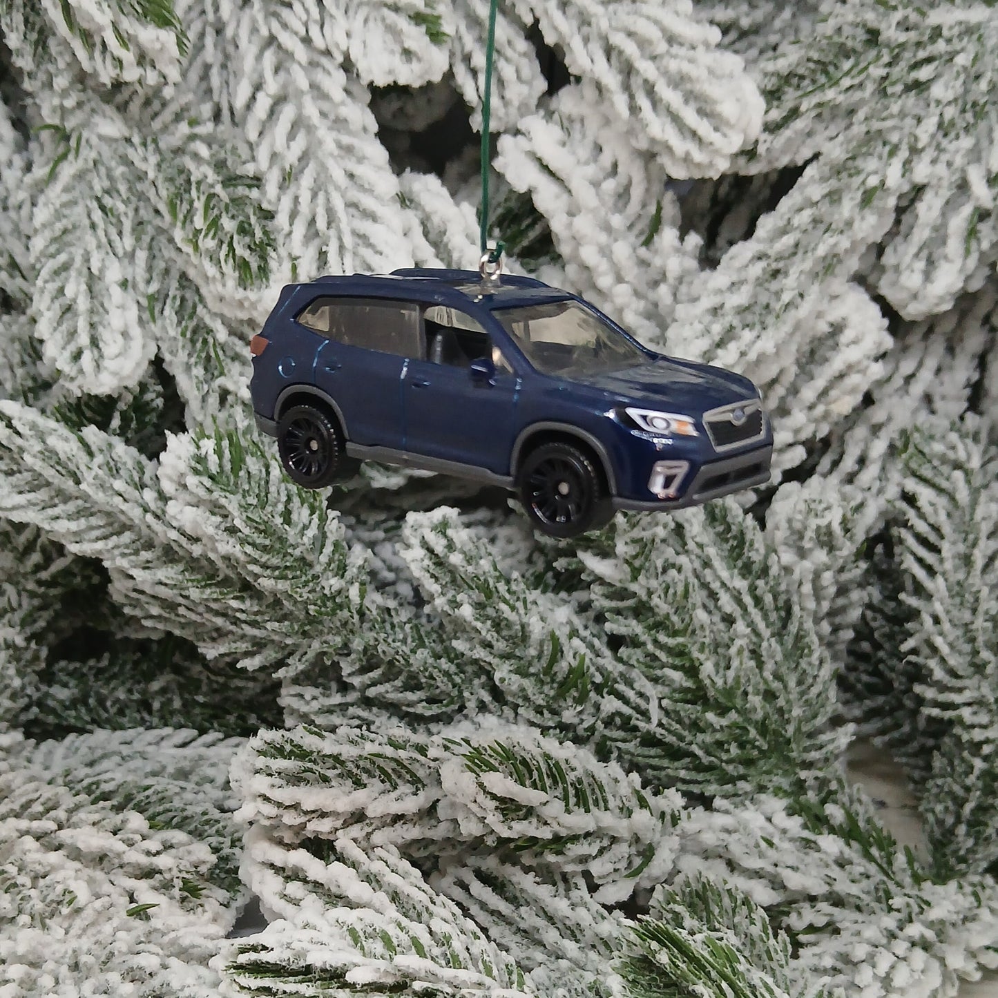 Subaru Forester Ornament Christmas Gift idea 2019 2020 2021 Unique Car Xmas Tree Decoration Blue