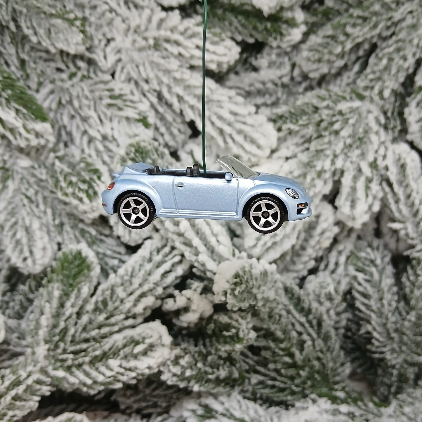 VW Beetle Convertible Ornament Christmas Gift Idea Volkswagen Licensed Blue Red Pink Yellow Orange White