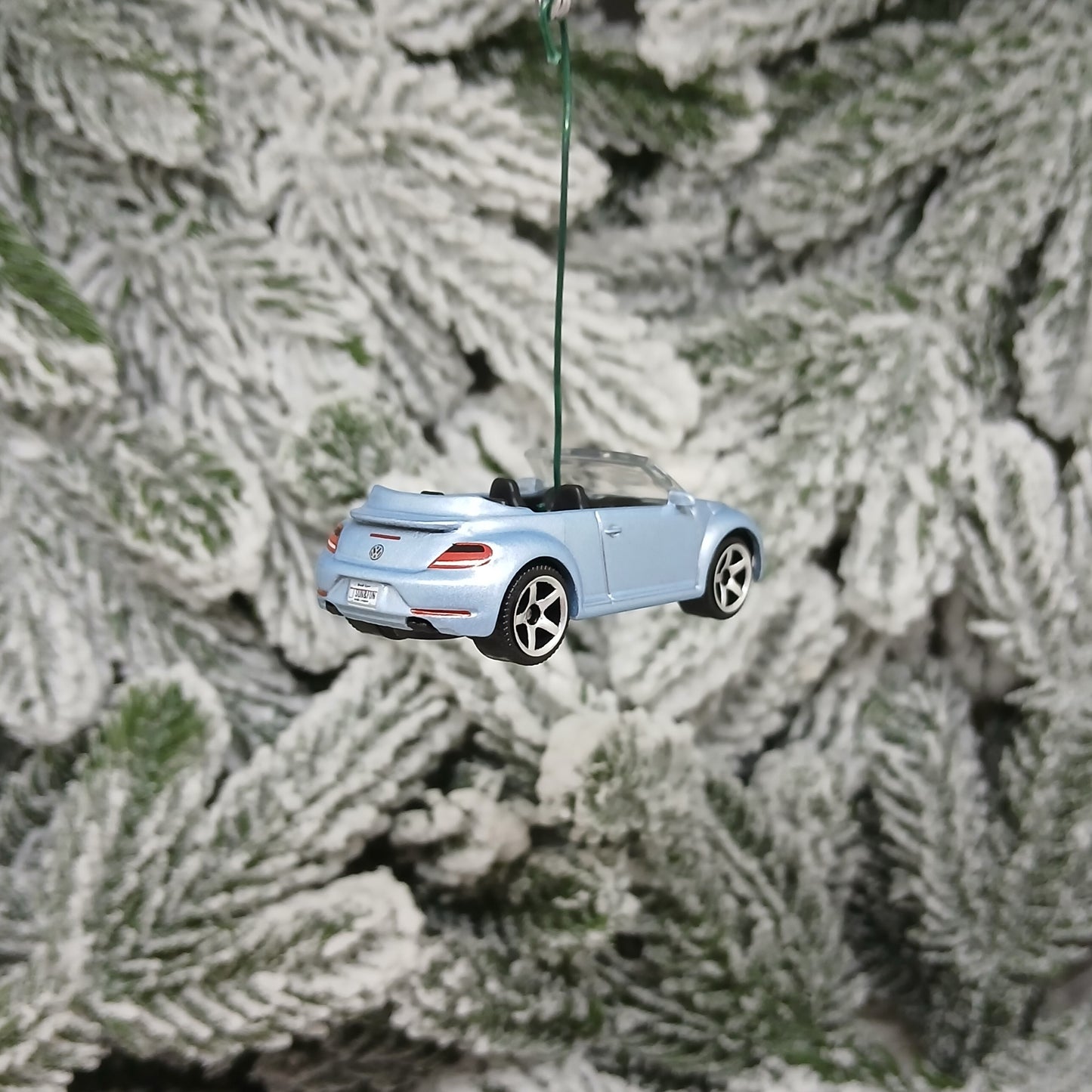 VW Beetle Convertible Ornament Christmas Gift Idea Volkswagen Licensed Blue Red Pink Yellow Orange White