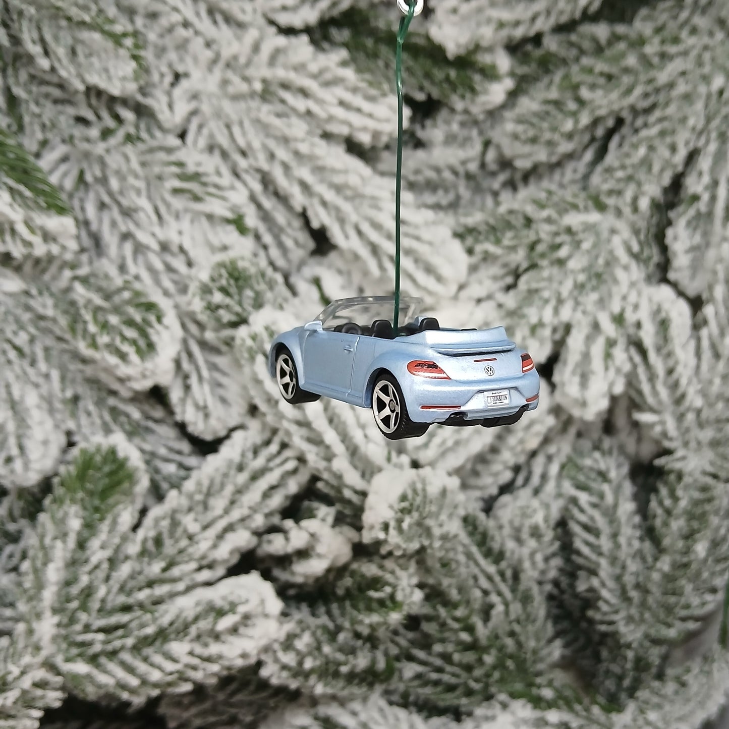 VW Beetle Convertible Ornament Christmas Gift Idea Volkswagen Licensed Blue Red Pink Yellow Orange White