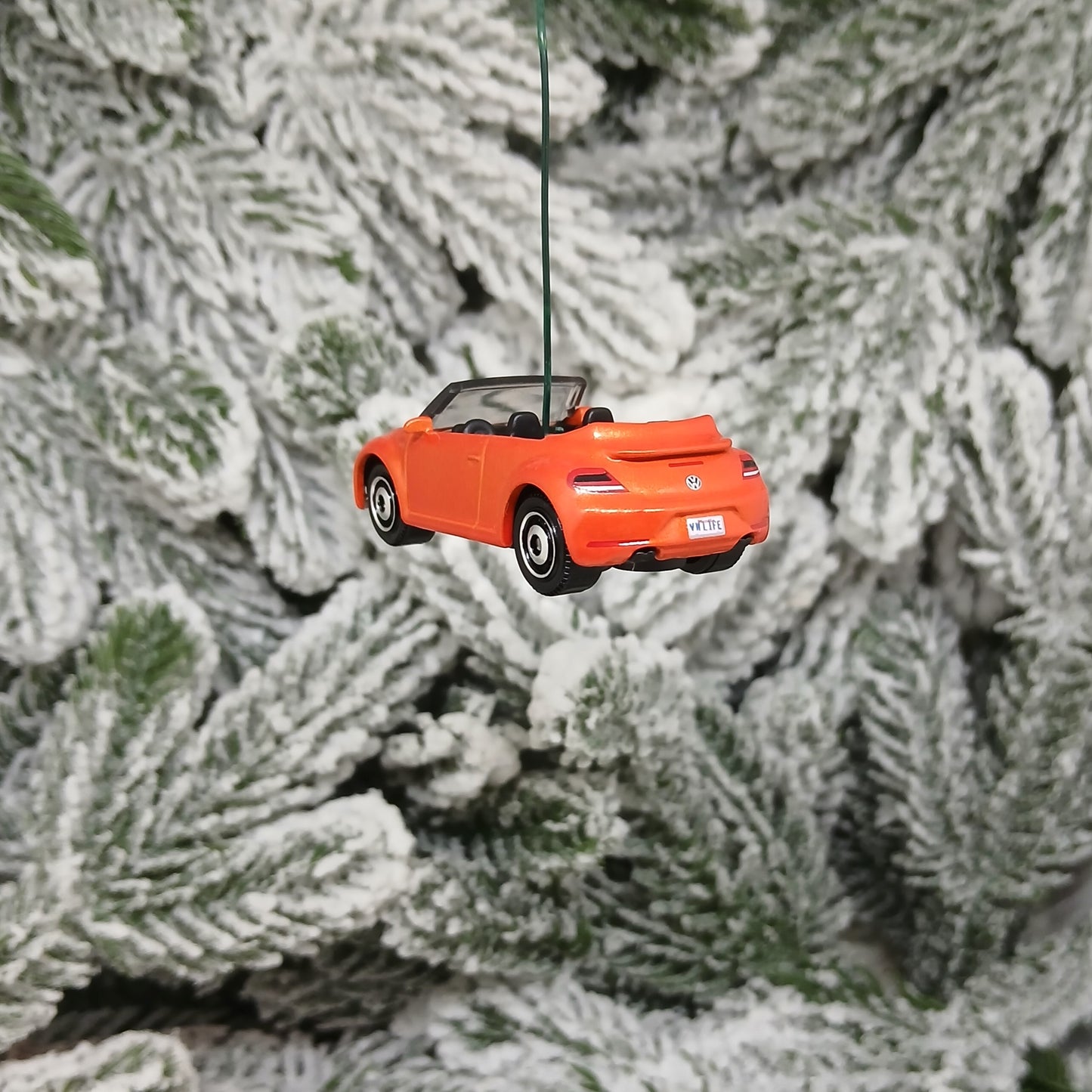 VW Beetle Convertible Ornament Christmas Gift Idea Volkswagen Licensed Blue Red Pink Yellow Orange White