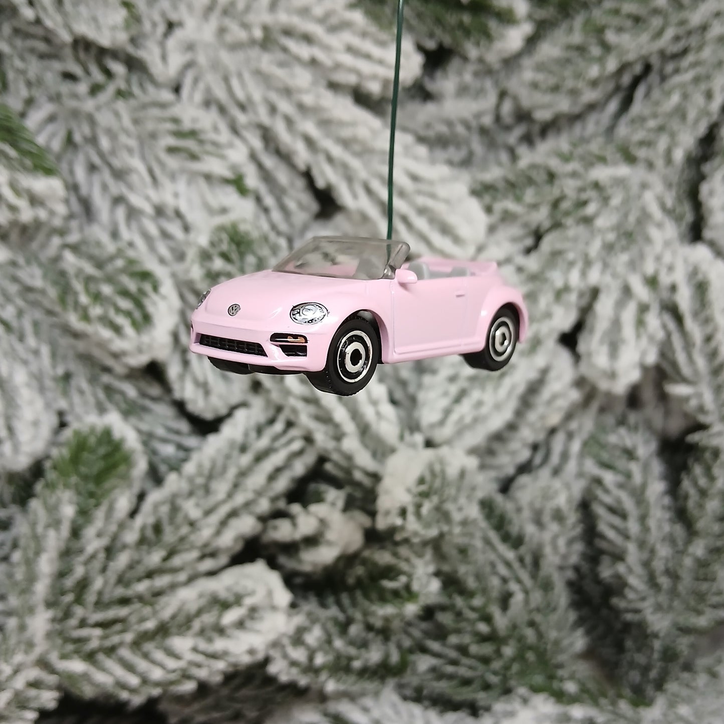 VW Beetle Convertible Ornament Christmas Gift Idea Volkswagen Licensed Blue Red Pink Yellow Orange White