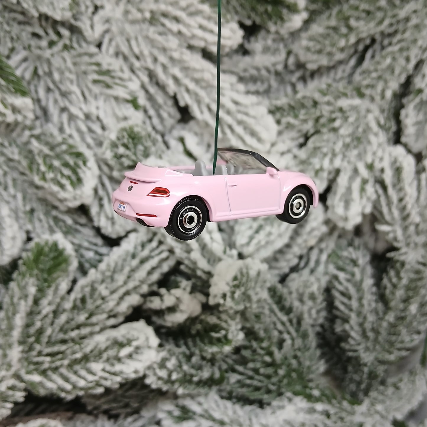 VW Beetle Convertible Ornament Christmas Gift Idea Volkswagen Licensed Blue Red Pink Yellow Orange White