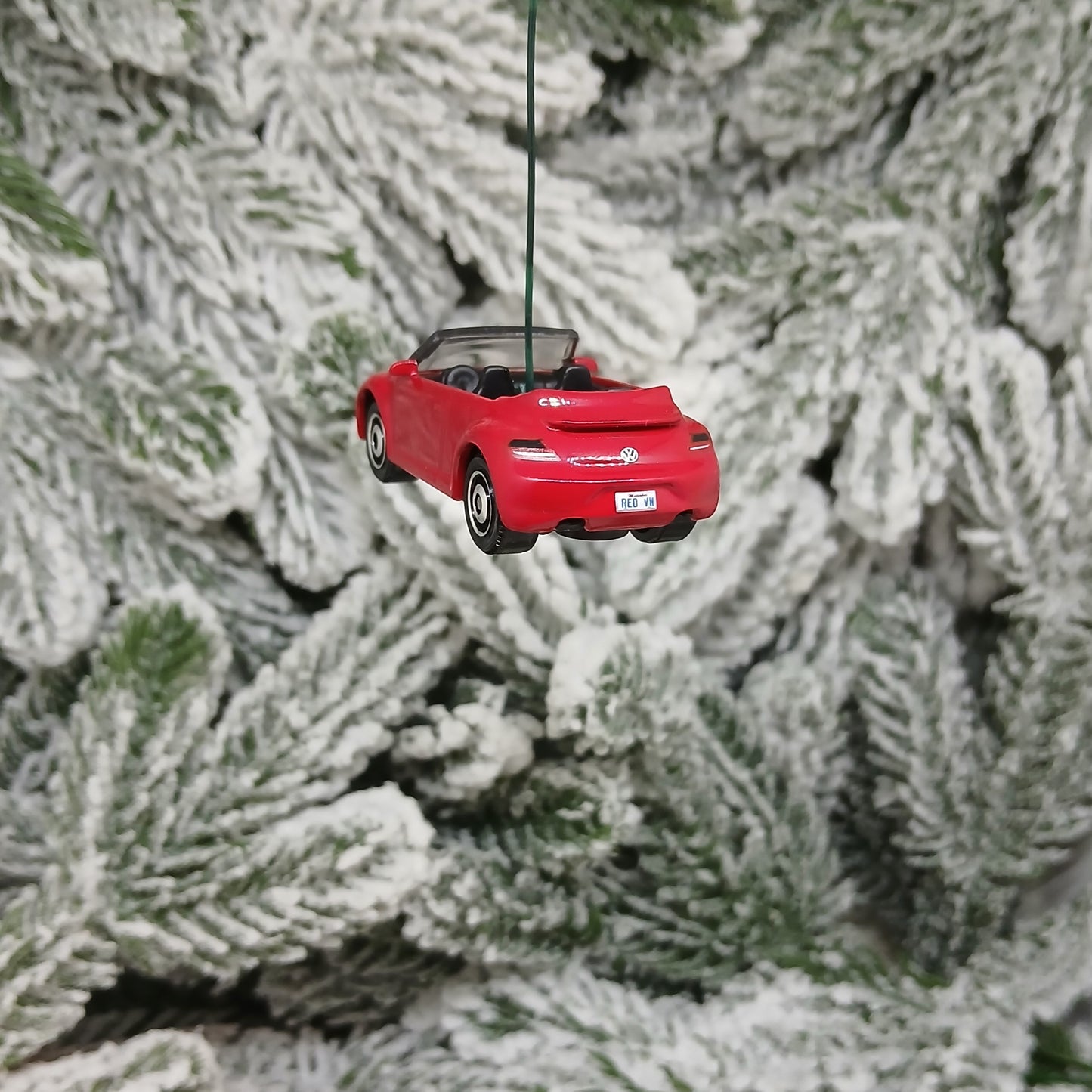 VW Beetle Convertible Ornament Christmas Gift Idea Volkswagen Licensed Blue Red Pink Yellow Orange White
