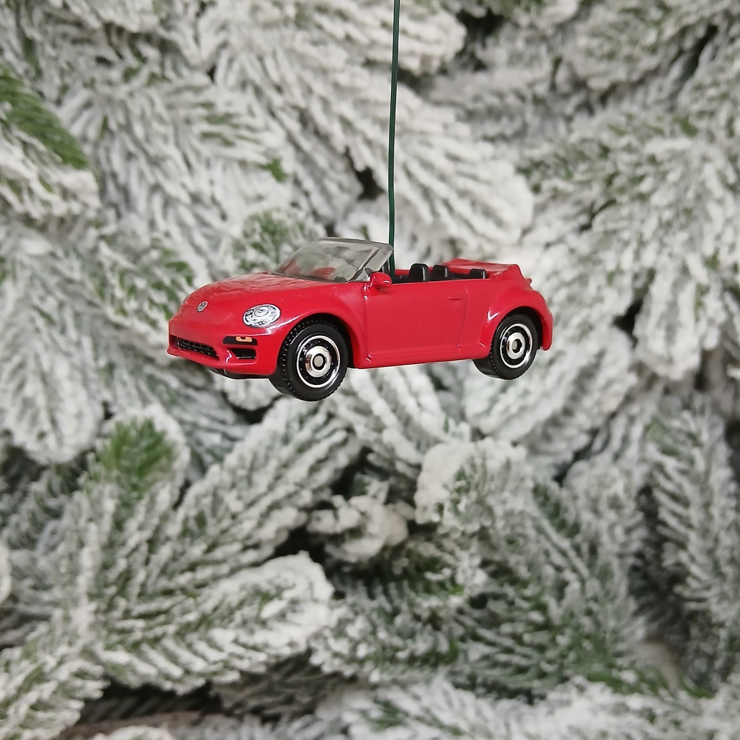 VW Beetle Convertible Ornament Christmas Gift Idea Volkswagen Licensed Blue Red Pink Yellow Orange White