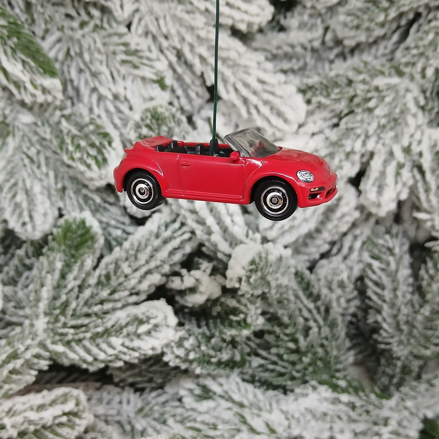VW Beetle Convertible Ornament Christmas Gift Idea Volkswagen Licensed Blue Red Pink Yellow Orange White